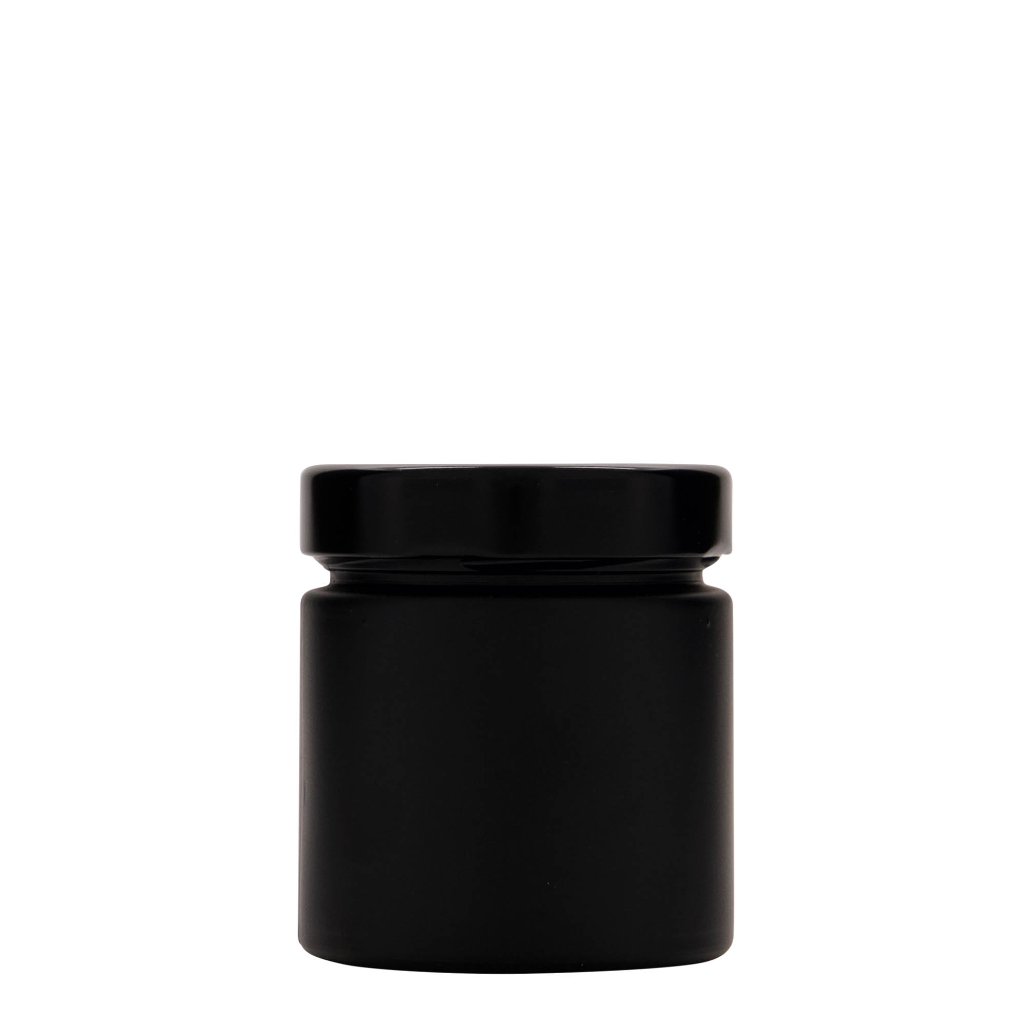 220 ml borcan rotund 'Aurora', negru, gura: Deep-Twist-Off (DTO 66) 220 ml borcan rotund 'Aurora', negru, gura: Deep-Twist-Off (DTO 66)