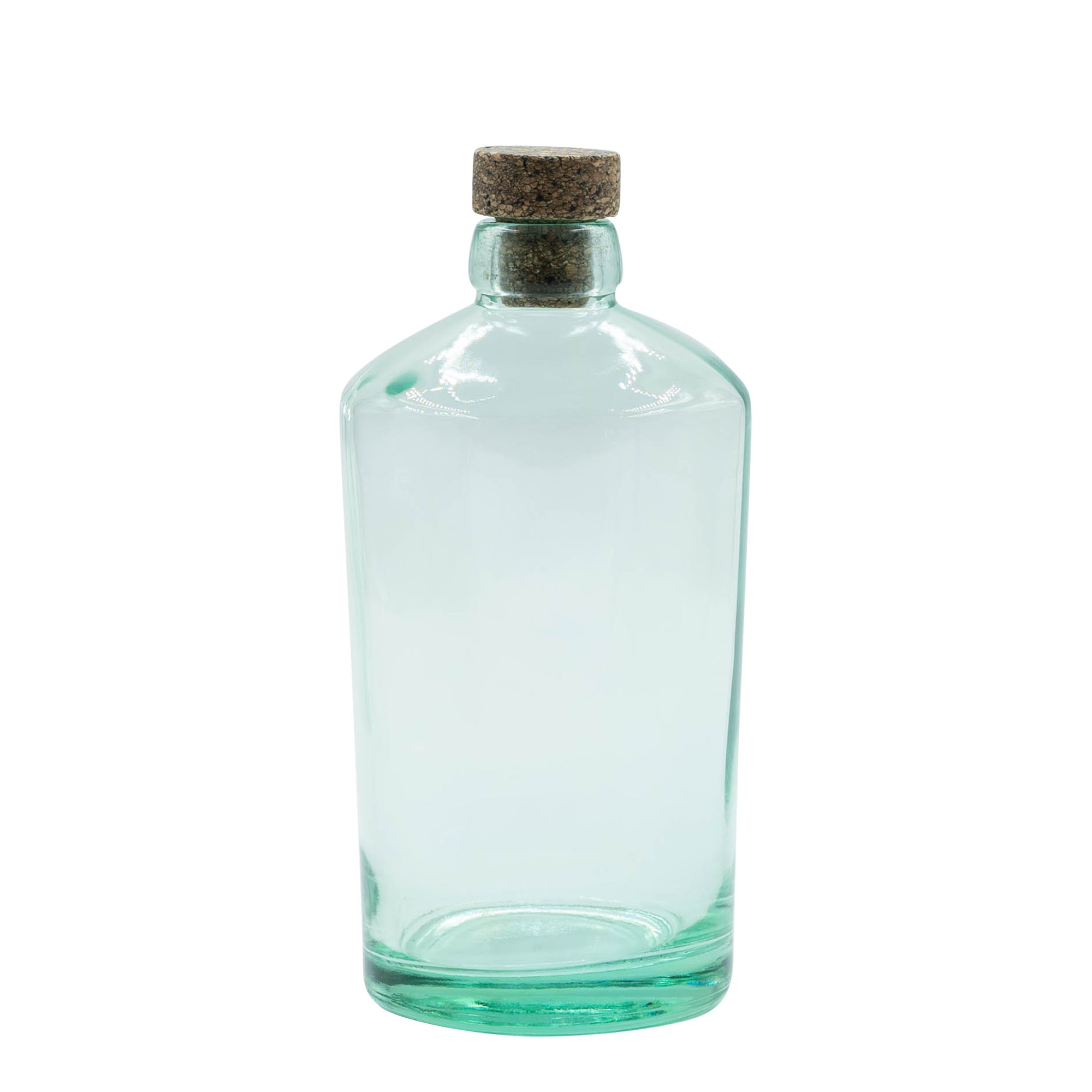 Sticlă de sticlă de 700 ml „Barrel”, gura: dop de plută Sticlă de sticlă de 700 ml „Barrel”, gura: dop de plută