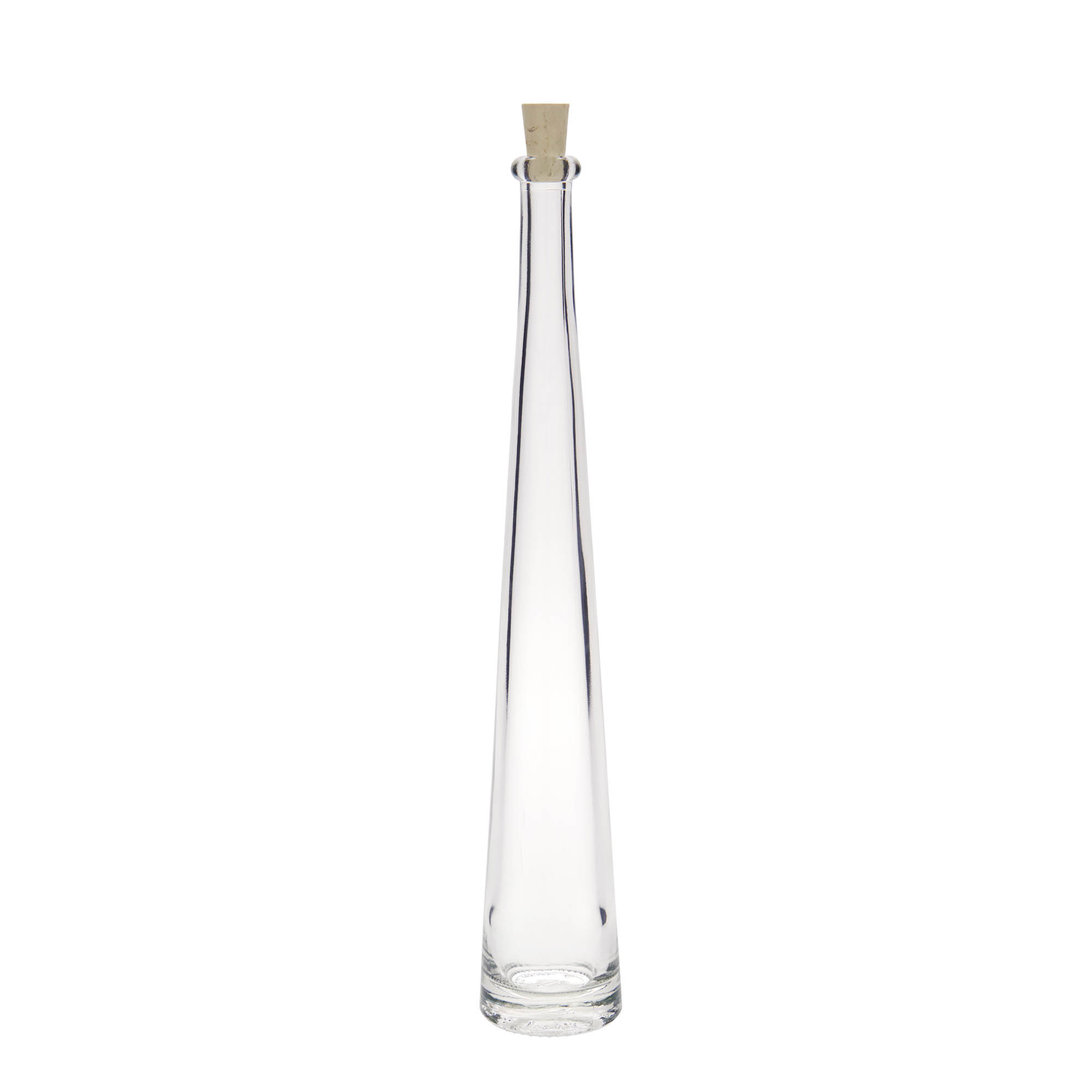 Sticlă de sticlă de 100 ml „Dama Rondo”, gura: dop de plută