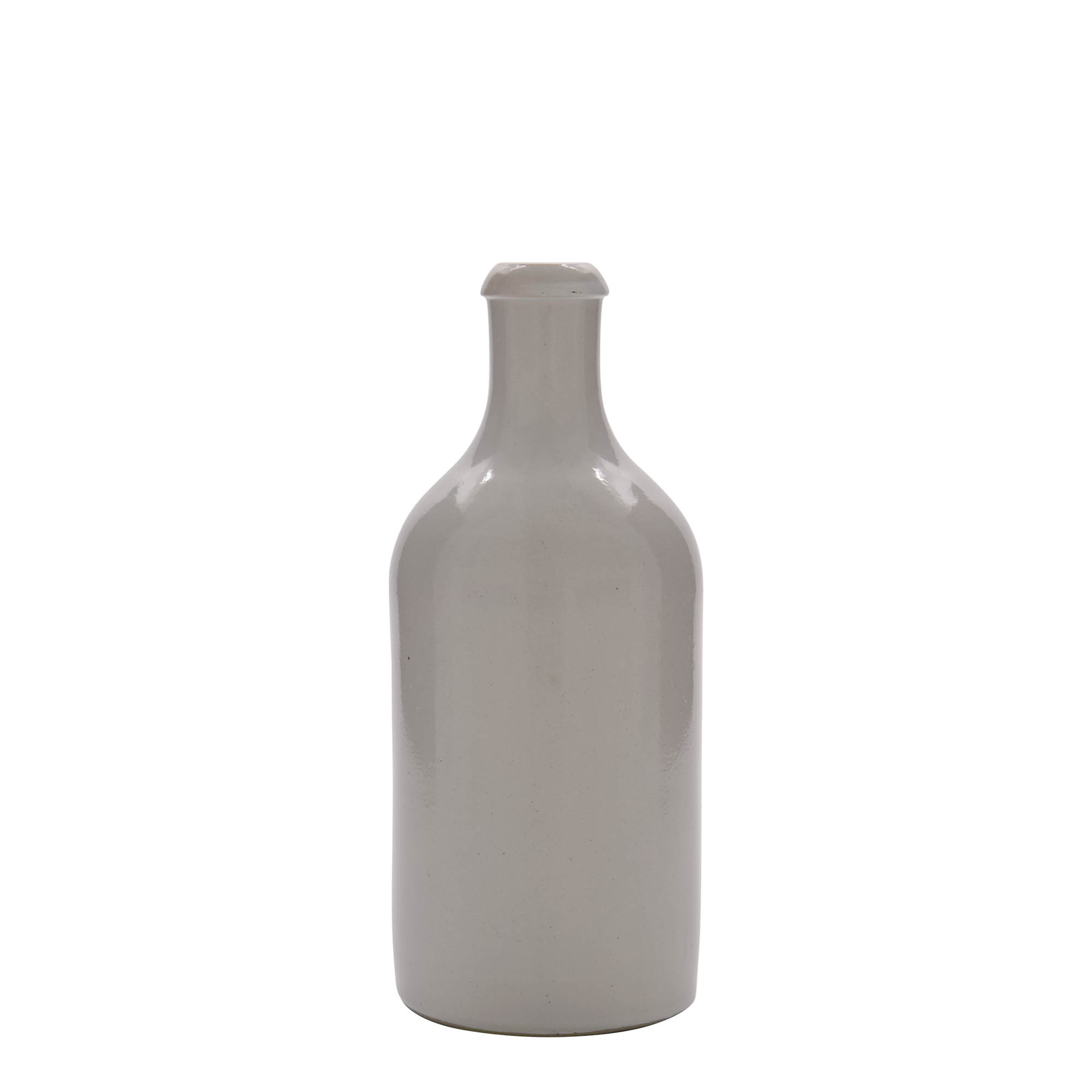500 ml ulcior pentru lut, ceramică, alb, gură: dop de plută 500 ml ulcior pentru lut, ceramică, alb, gură: dop de plută