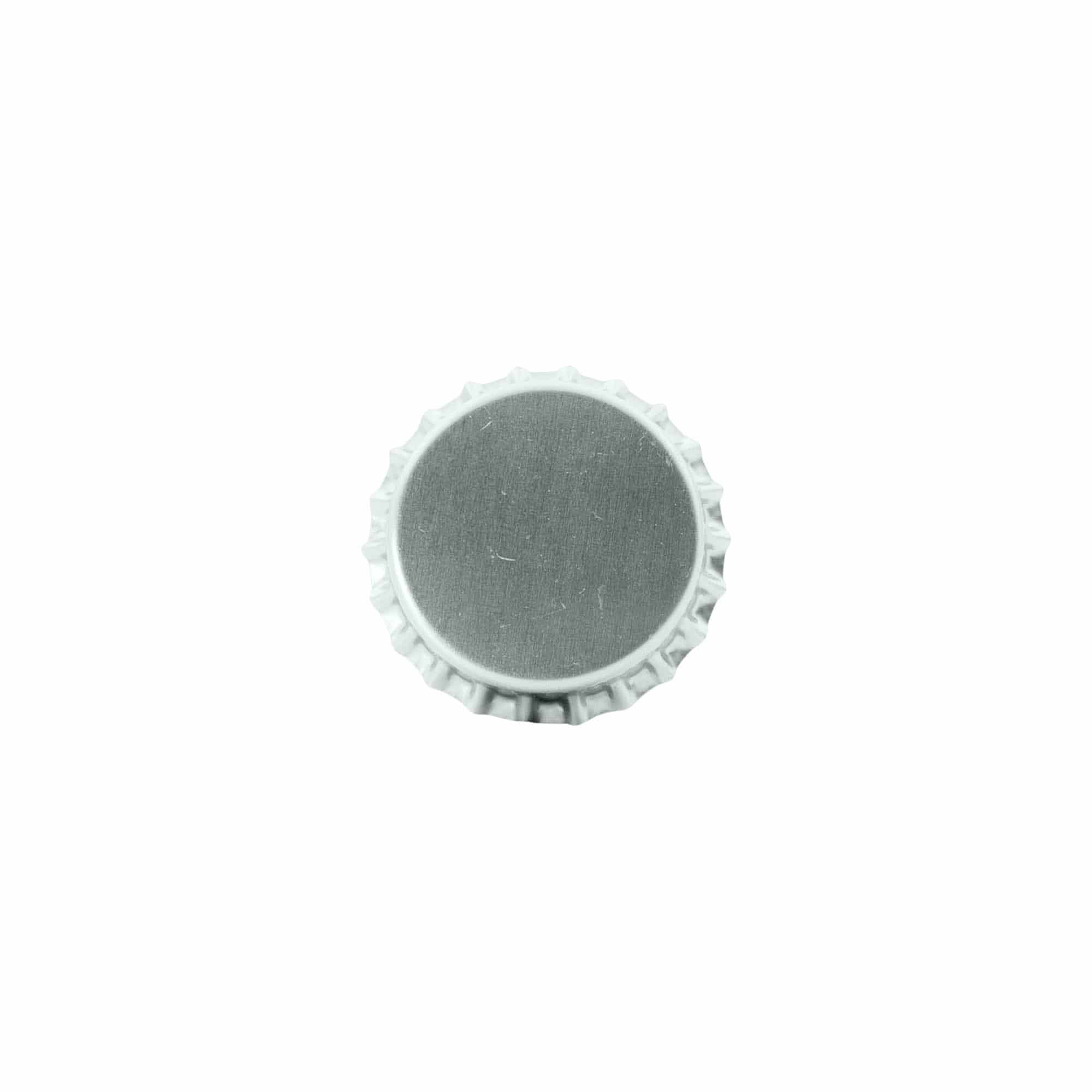 Capace sticle 29 mm, metal, argintiu