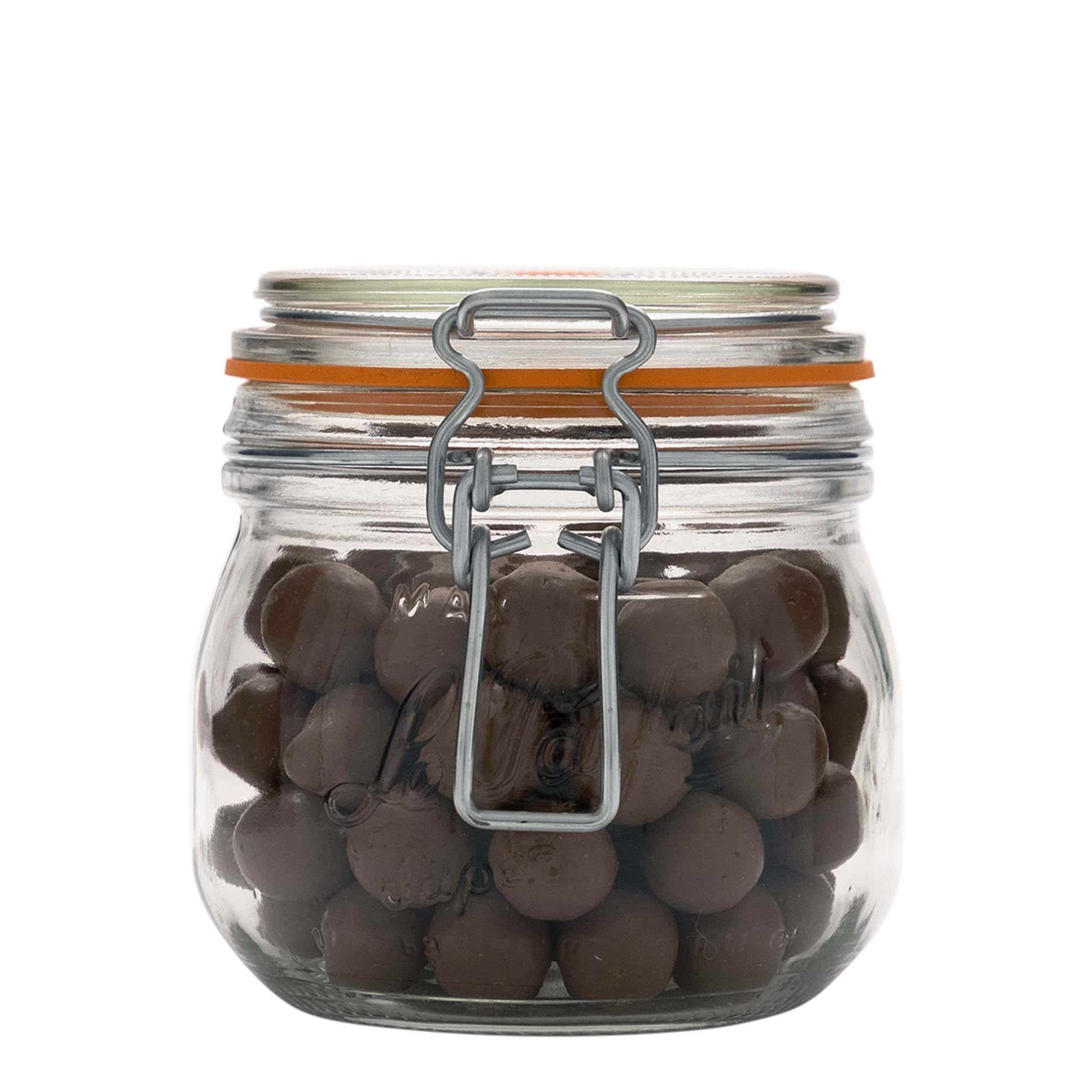 500 ml borcan cu clemă metalică 'Le Parfait Super Bocal', deschidere: închidere cu clemă metalică