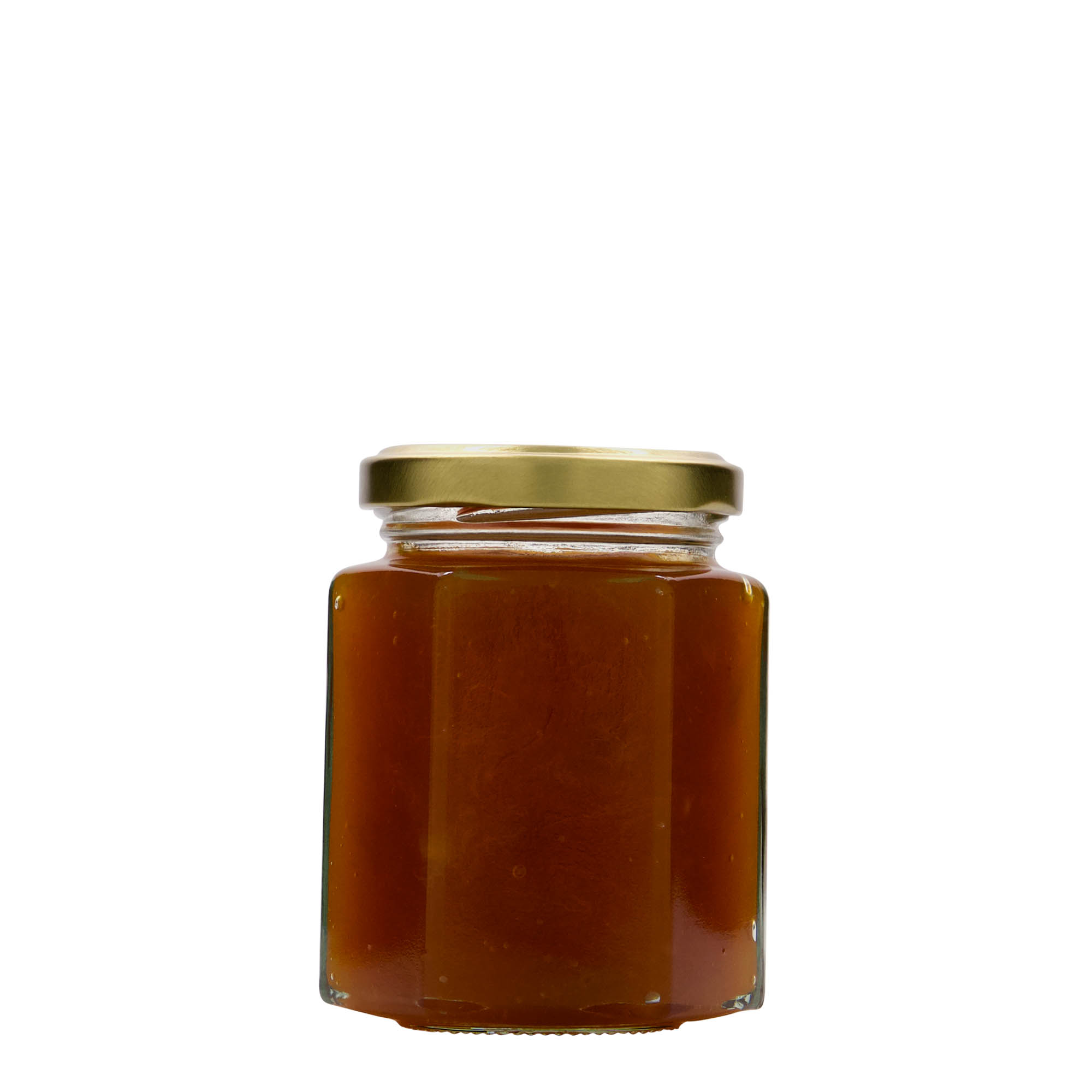 196 ml borcan hexagonal, gura: Twist-Off (TO 58)