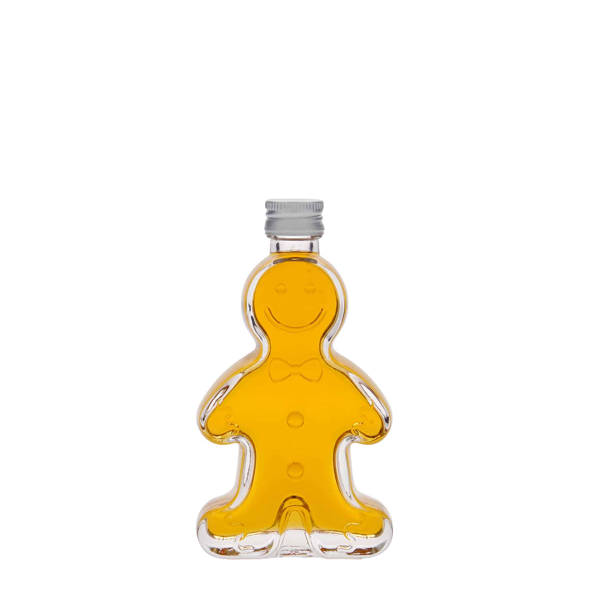 Sticlă de sticlă de 50 ml „Omuleț de turtă dulce”, gura: PP 18