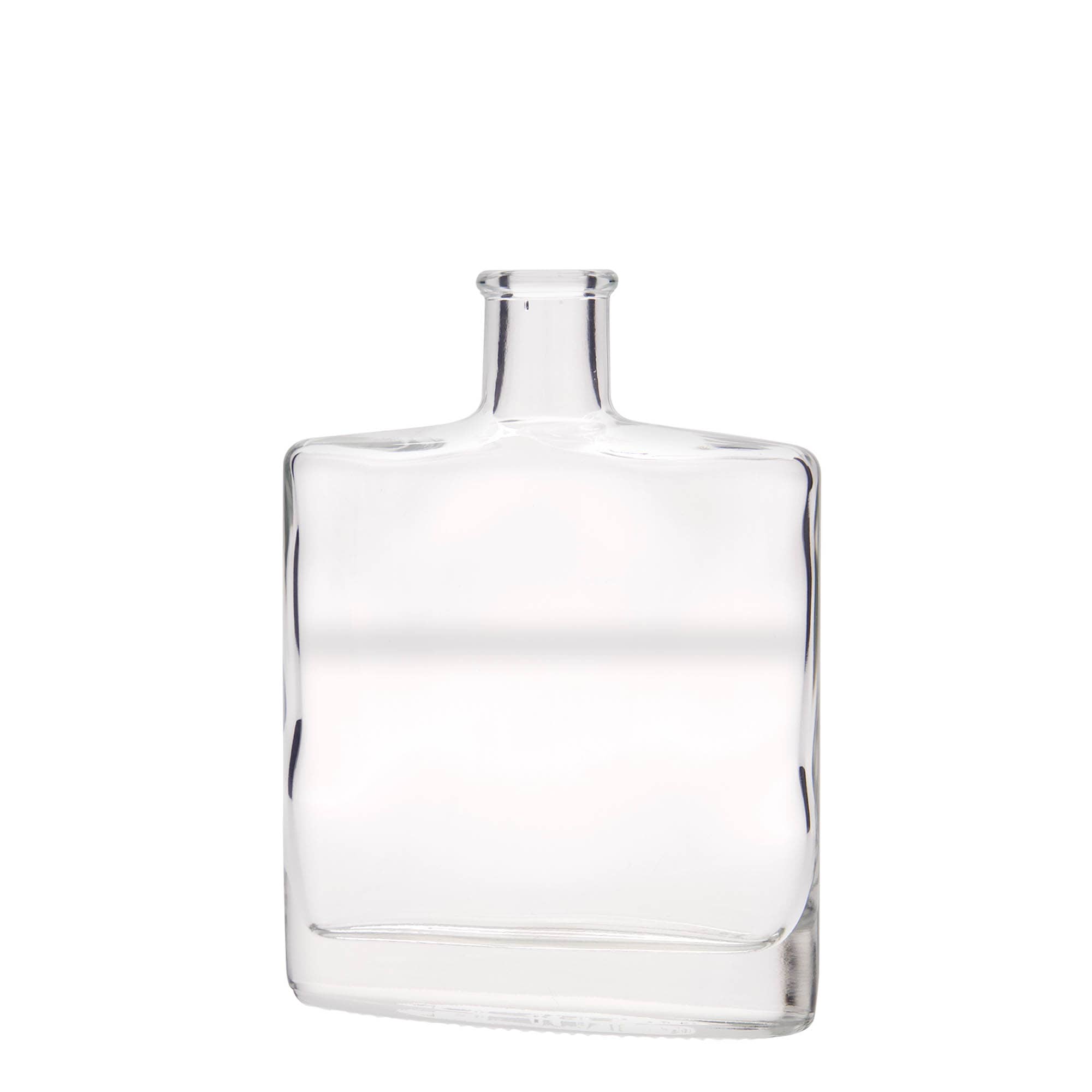 Sticlă de sticlă de 350 ml „Zorbas”, ovală, gura: dop de plută