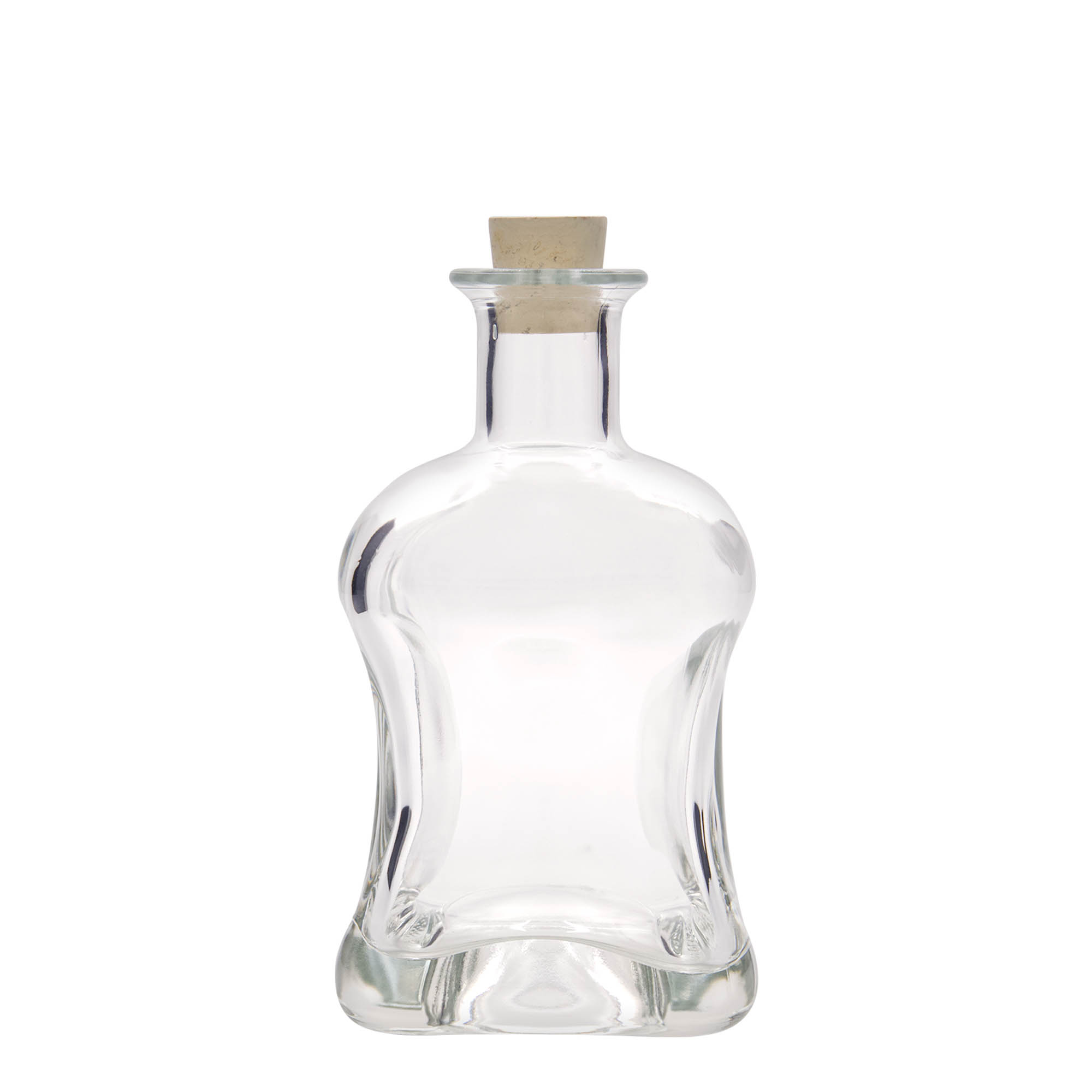 Sticlă de sticlă de 500 ml „Dublin”, pătrată, gură: dop
