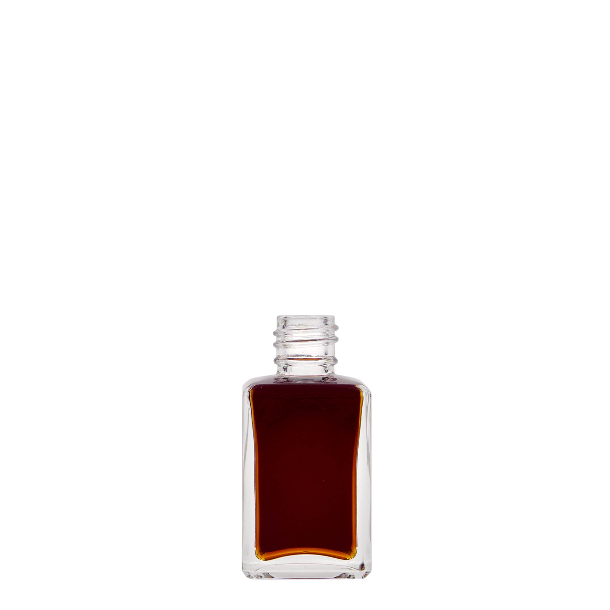 Sticlă de sticlă de 30 ml „Tamme”, pătrată, gura: PP 18 Sticlă de sticlă de 30 ml „Tamme”, pătrată, gura: PP 18