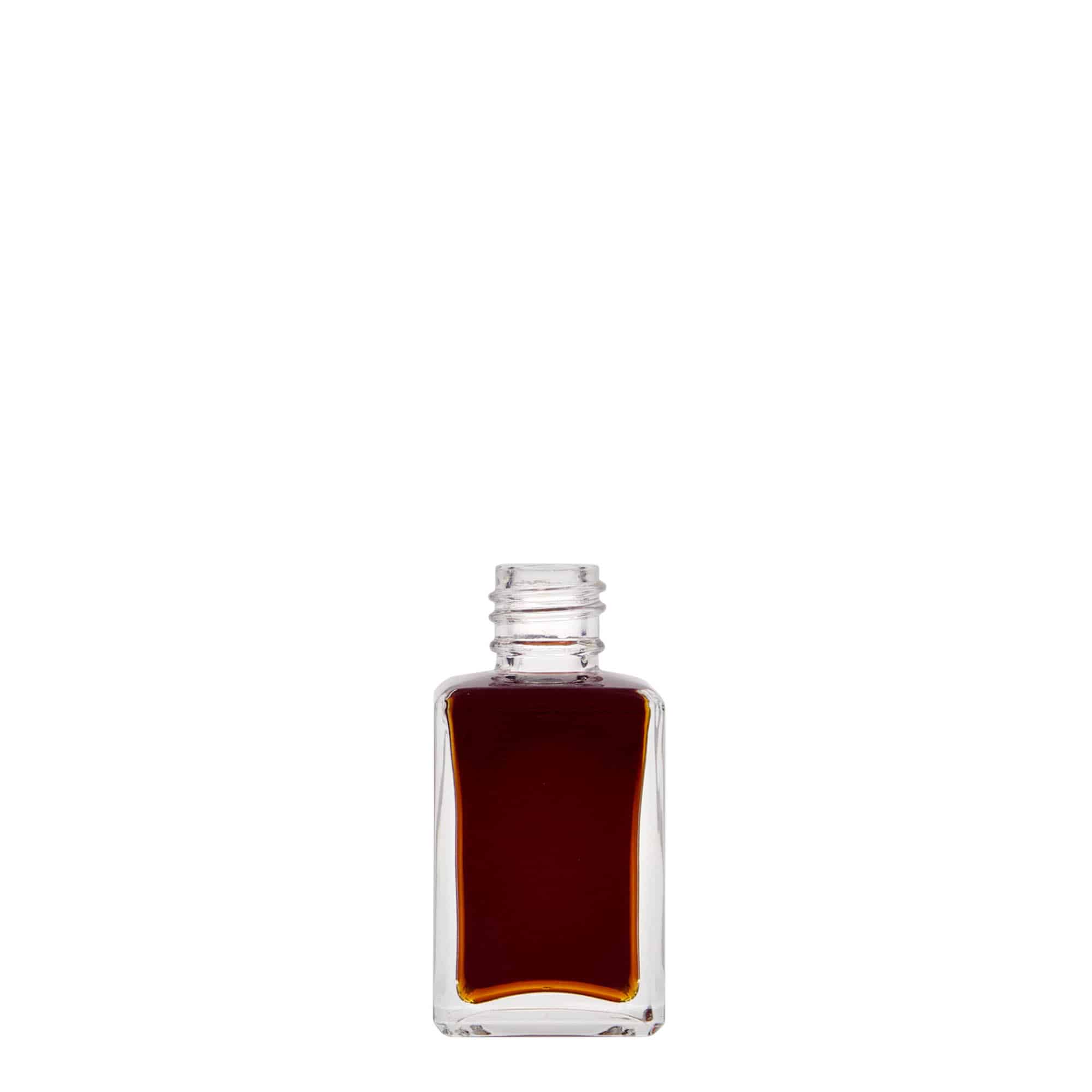 Sticlă de sticlă de 30 ml „Tamme”, pătrată, gura: PP 18