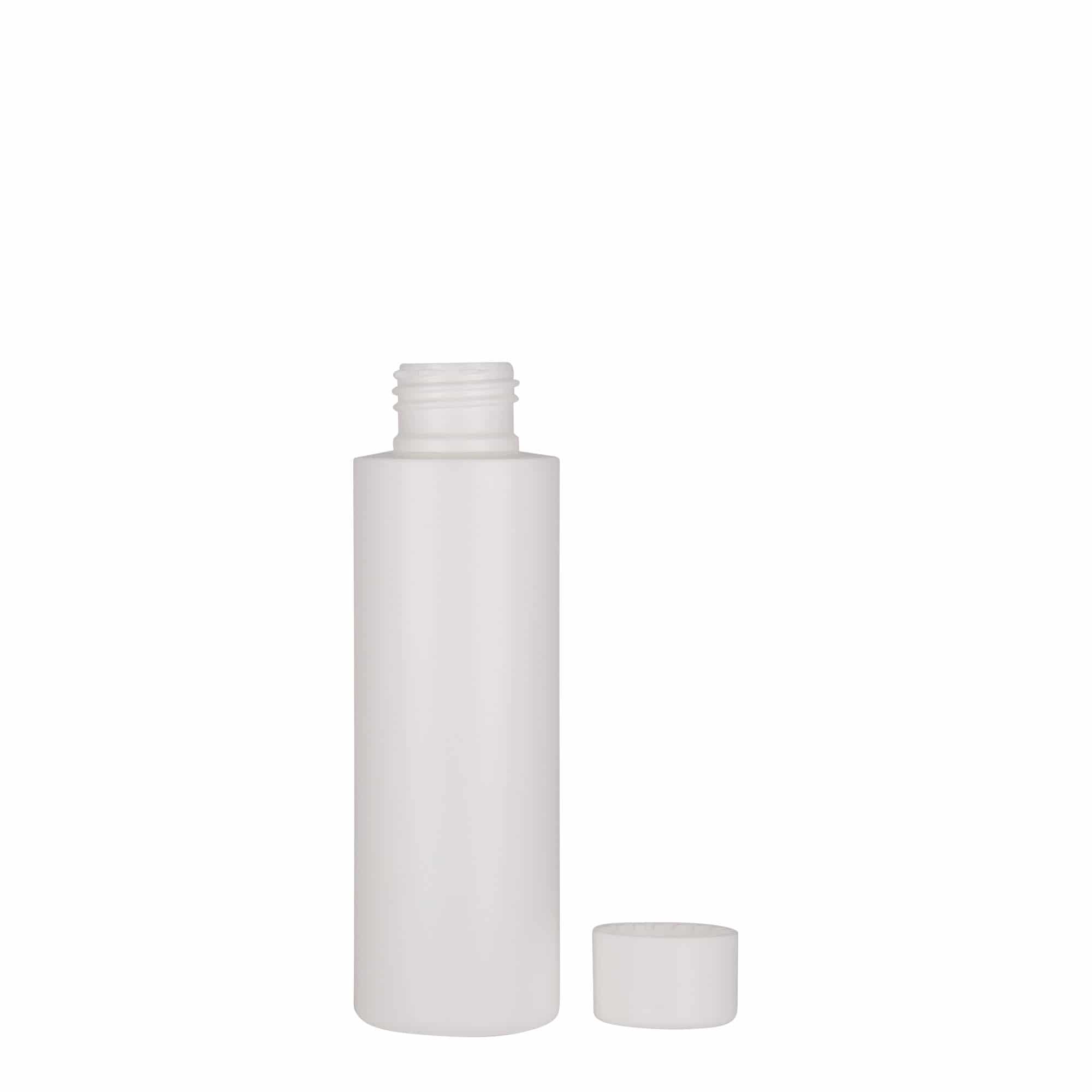 Flacon din plastic de 100 ml „Pipe”, HDPE, alb, gura: 24/410