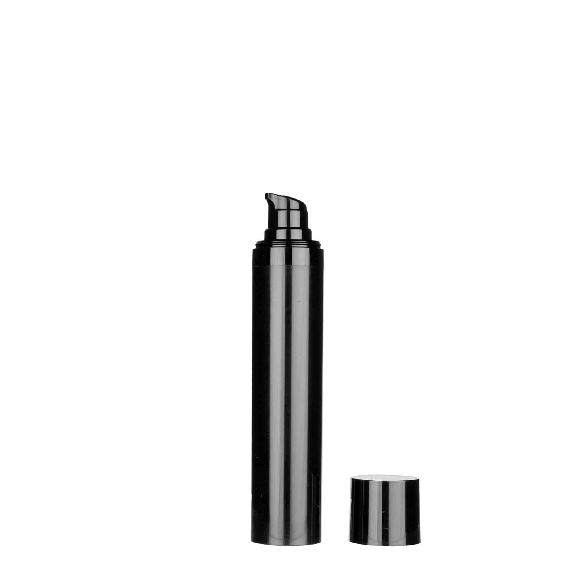 50 ml dozator airless „Micro”, plastic PP, negru