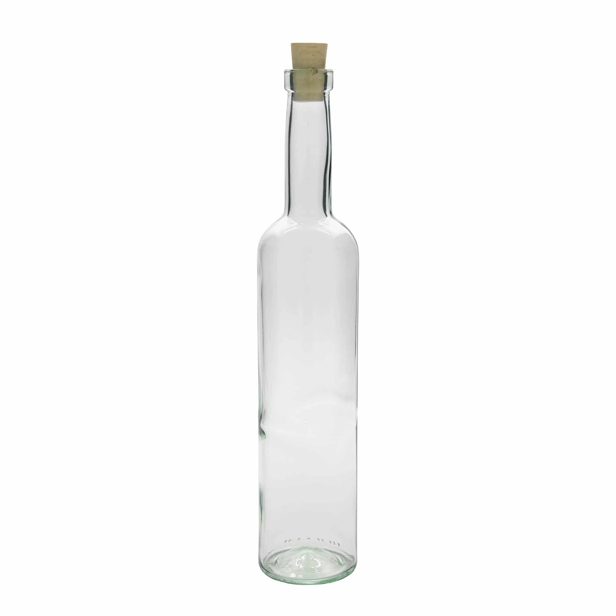 Sticlă de sticlă 500 ml „Bordeaux”, gura: dop de plută