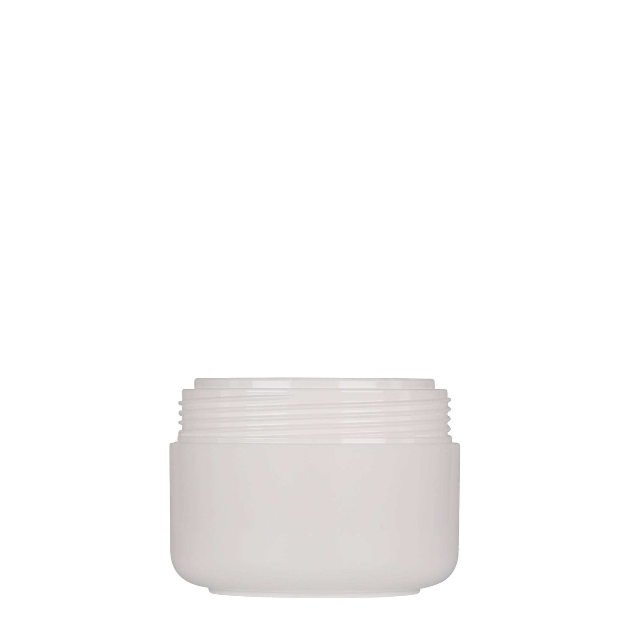 100 ml cutie din plastic „Bianca”, PP, alb, deschidere: capac cu filet