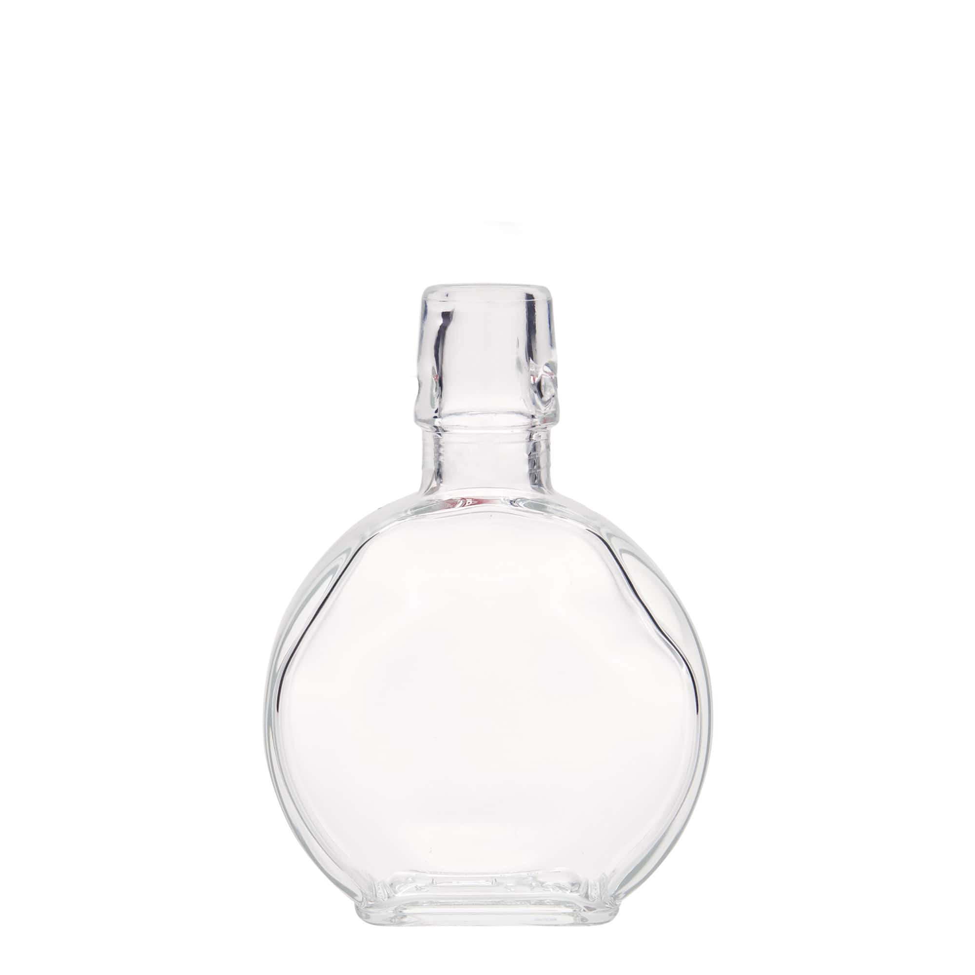 Sticlă de 200 ml „Sensatione”, dreptunghiulară, gura: capac cu balama