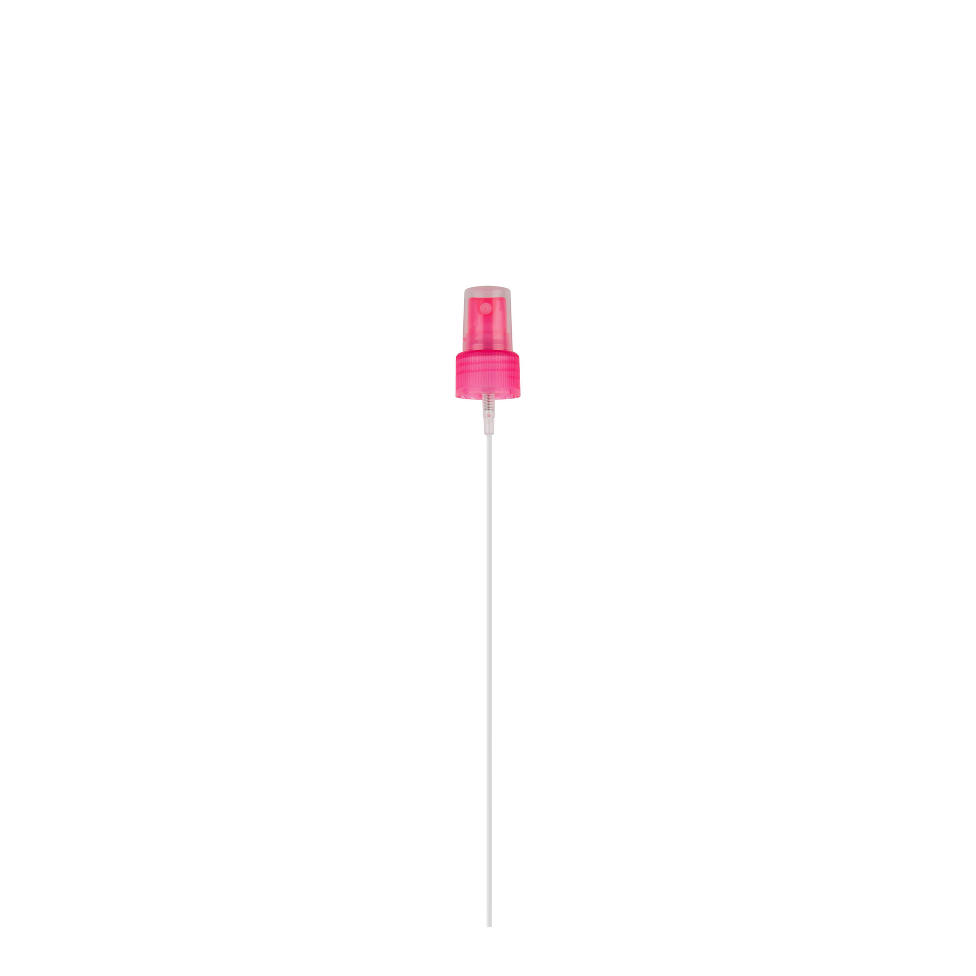 Capac cu filet pulverizator, plastic PP, roz, pentru deschidere: 24/410 Capac cu filet pulverizator, plastic PP, roz, pentru deschidere: 24/410