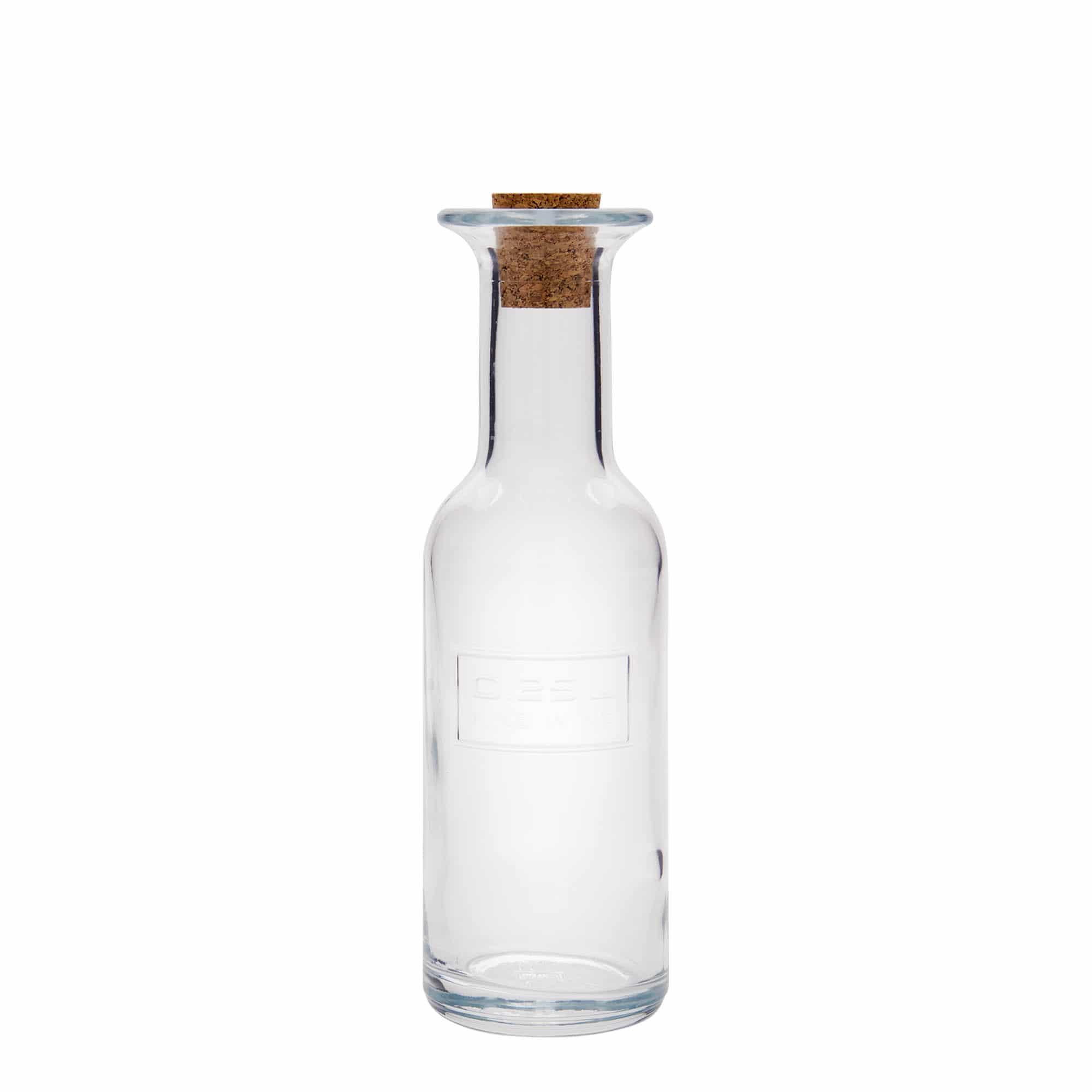 Sticlă de sticlă de 250 ml „Optima Fine Wine”, gura: plută