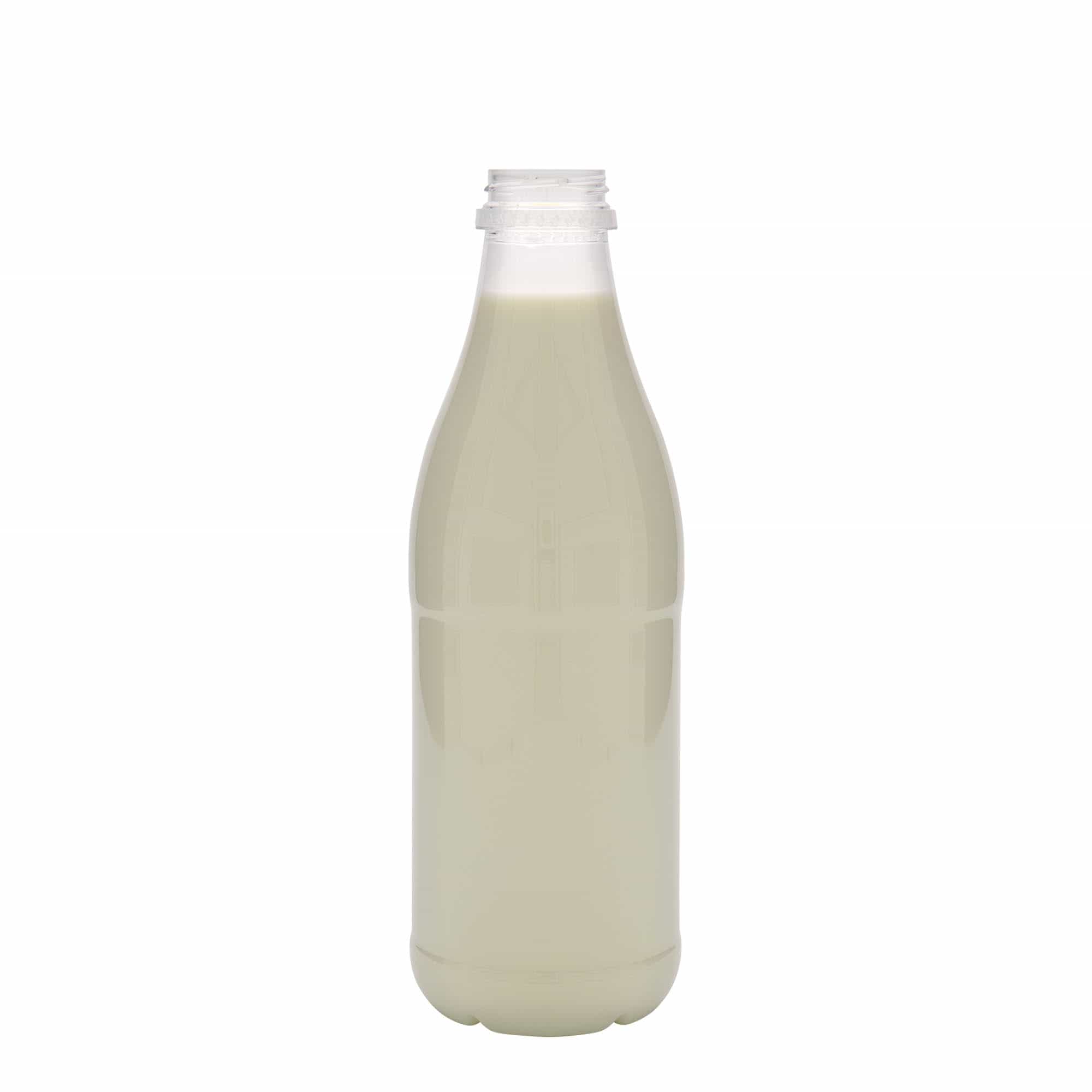 Sticlă PET 1.000 ml „Milk and Juice”, plastic, gura: 38 mm Sticlă PET 1.000 ml „Milk and Juice”, plastic, gura: 38 mm