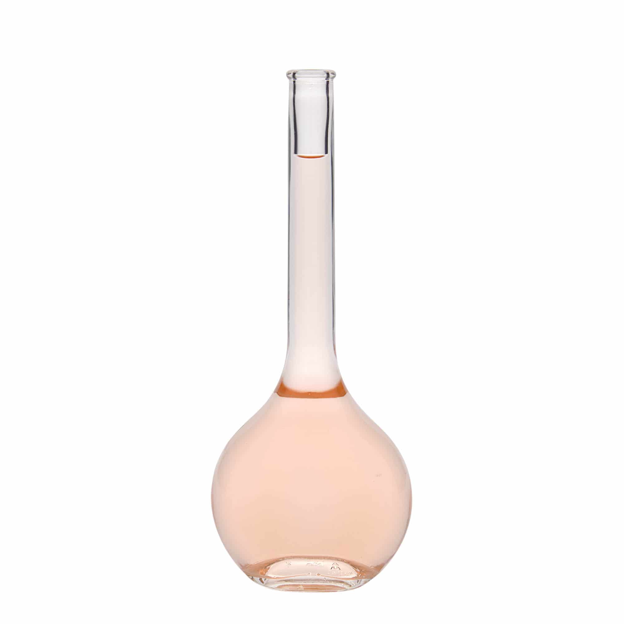 Sticlă de sticlă de 500 ml „Contessa”, ovală, gura: dop de plută Sticlă de sticlă de 500 ml „Contessa”, ovală, gura: dop de plută