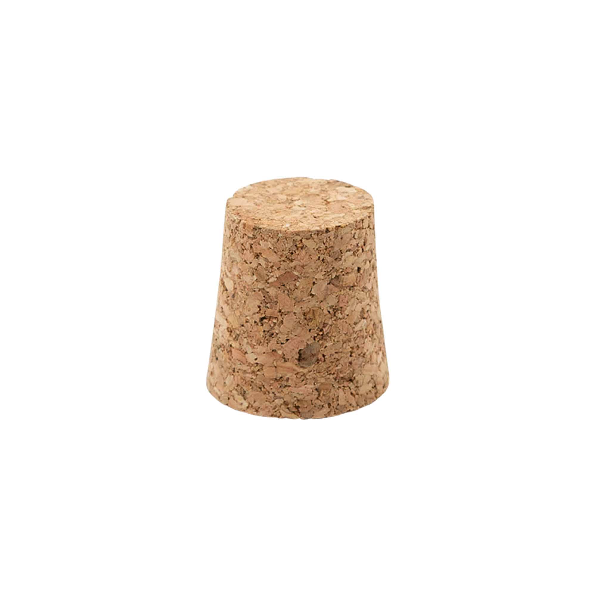 Dop conic 21-26 x 27, dop presat, bej, pentru gura: plută