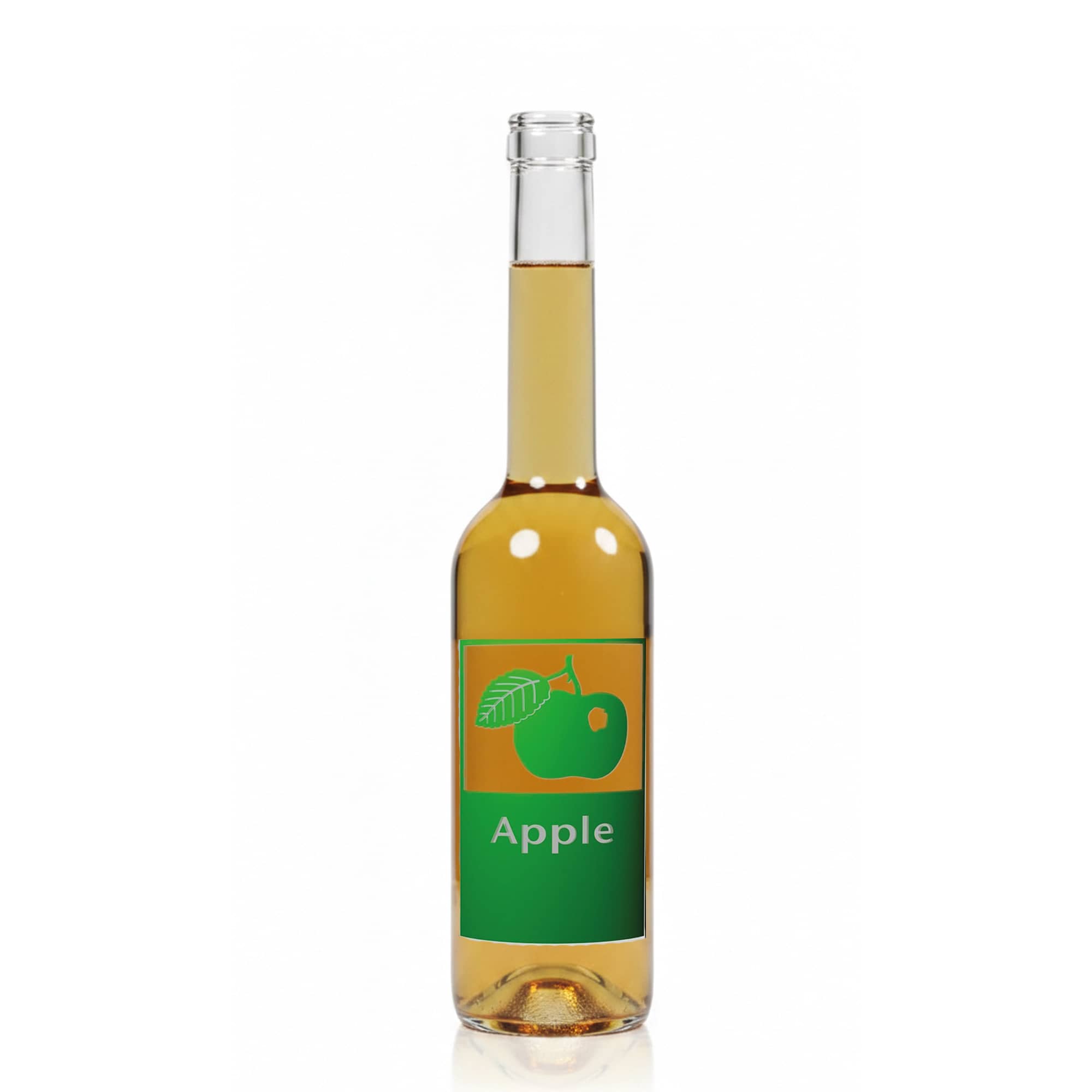 Sticlă de sticlă de 500 ml „Opera”, motiv: Măr, gura: plută