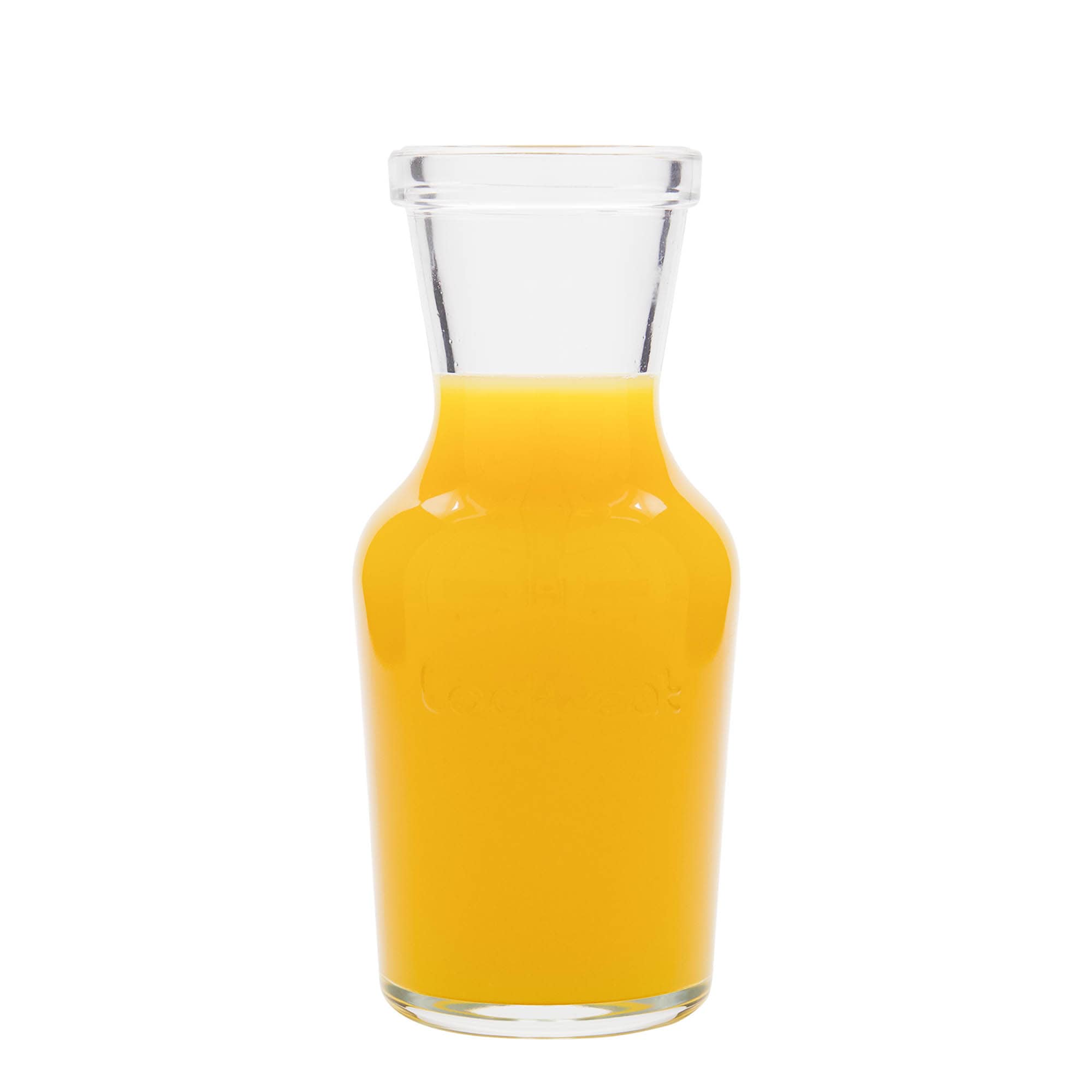 Carafă de sticlă 500 ml „Lock-Eat”, gura: închidere cu clemă de sârmă