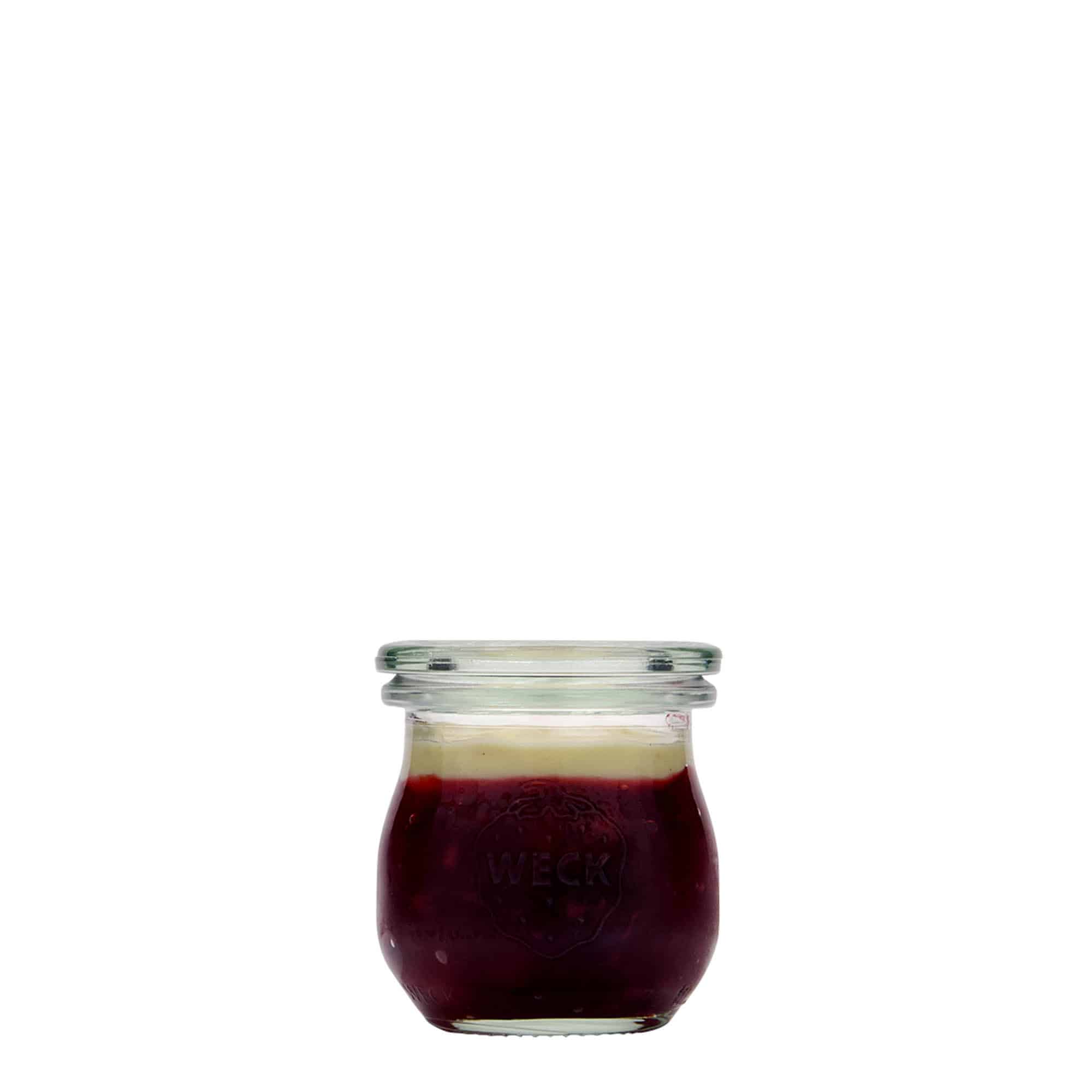 75 ml borcan WECK tip lalea, gură: margine rotundă