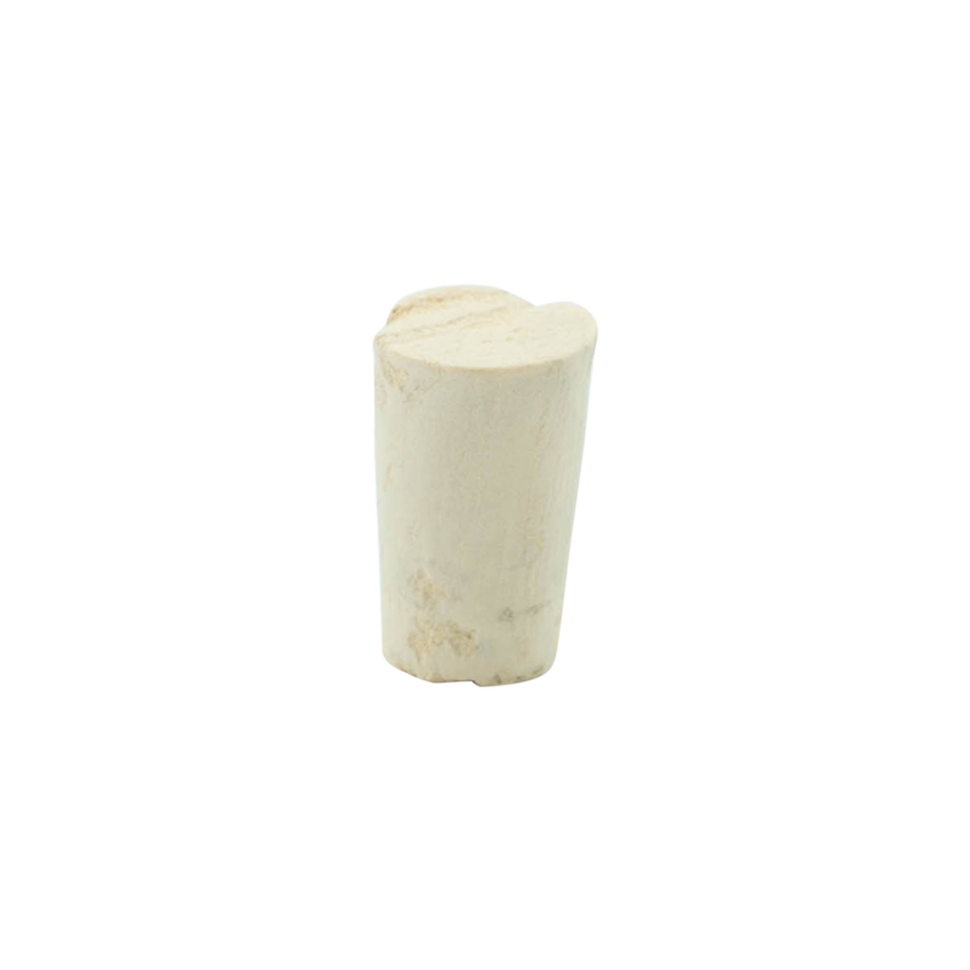 Dop conic 11-14 x 22, plută naturală, albăstrită, pentru gură: plută
