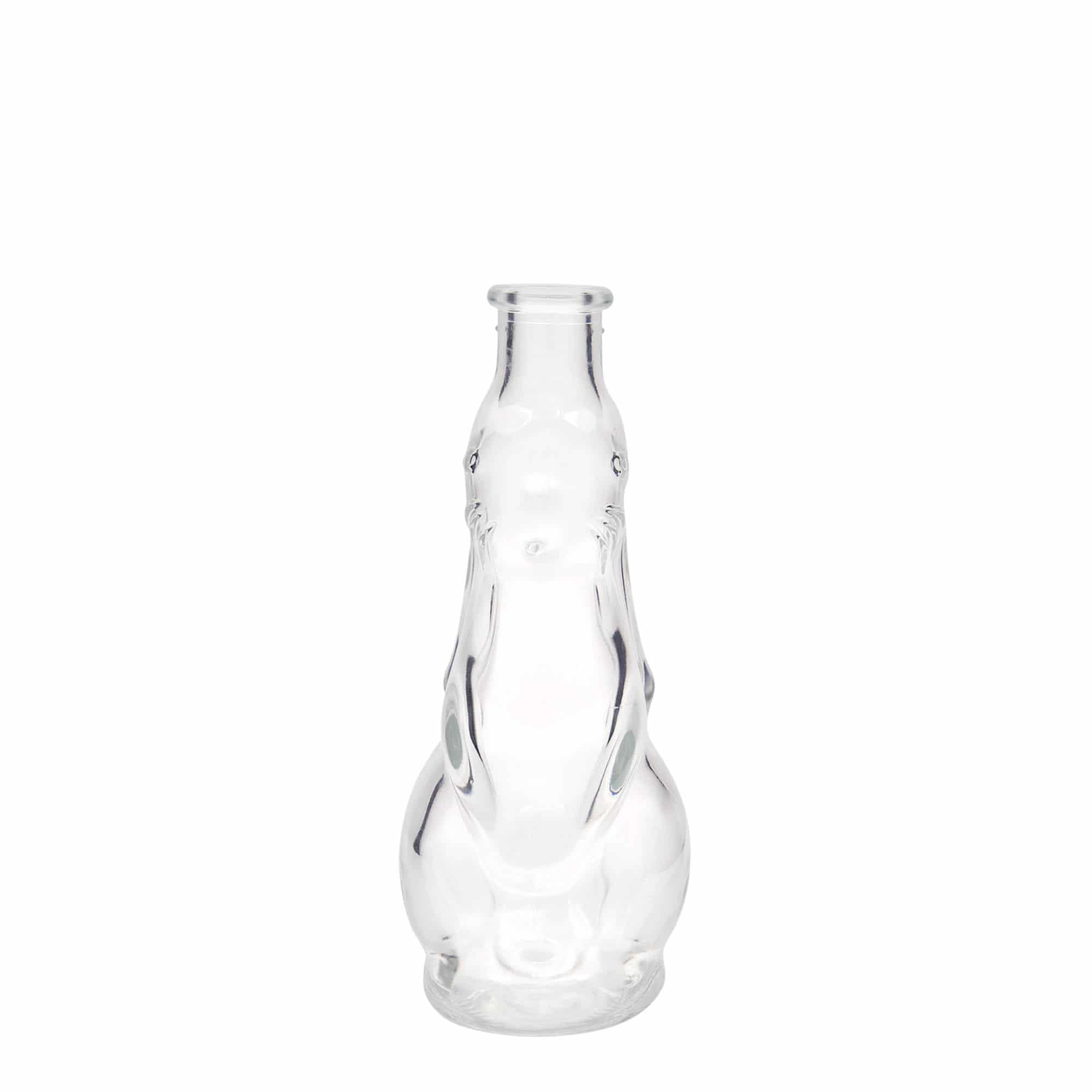 Sticlă de sticlă de 200 ml „Iepure”, gura: dop de plută Sticlă de sticlă de 200 ml „Iepure”, gura: dop de plută