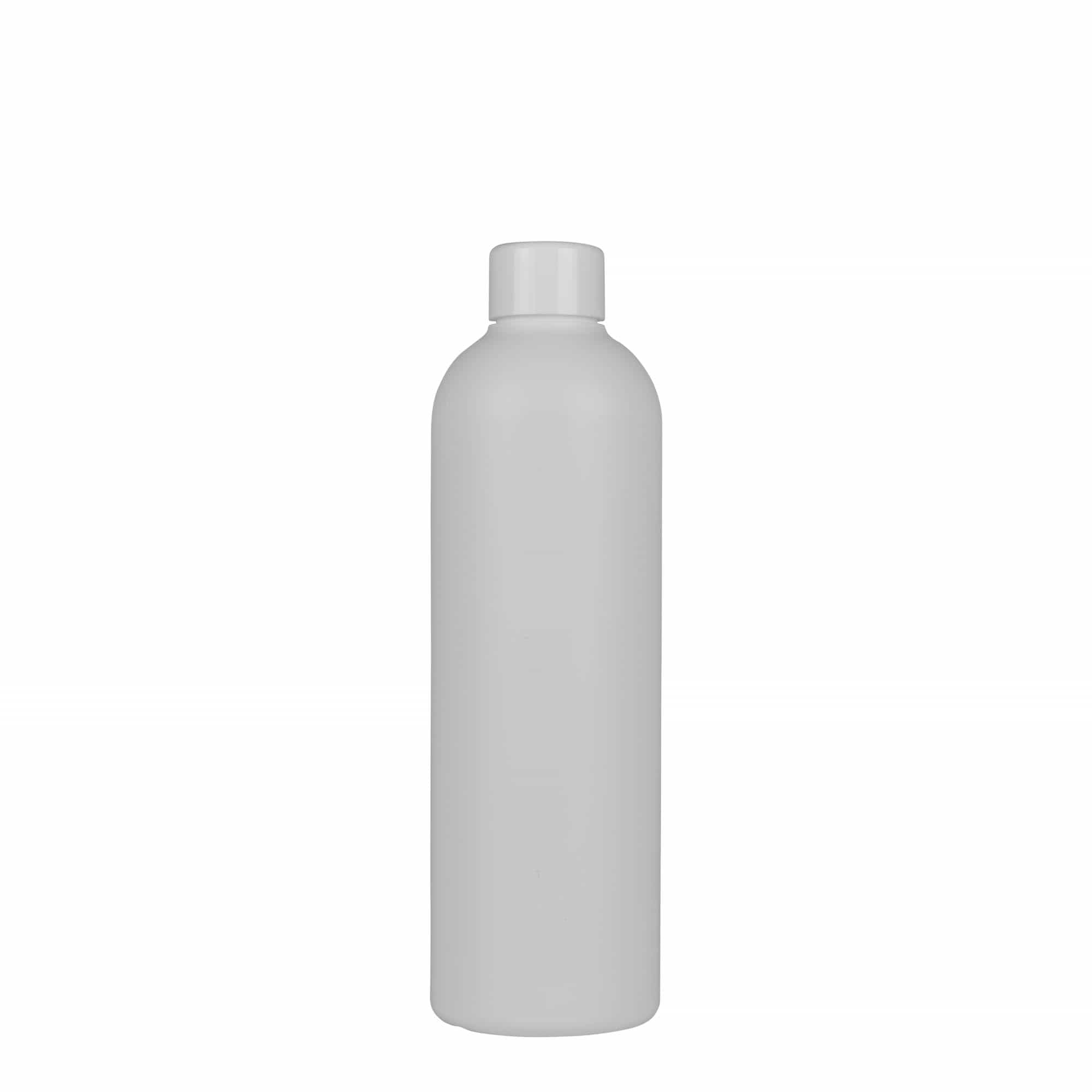 Sticlă din plastic de 300 ml „Tuffy”, HDPE, albă, gura: 24/410