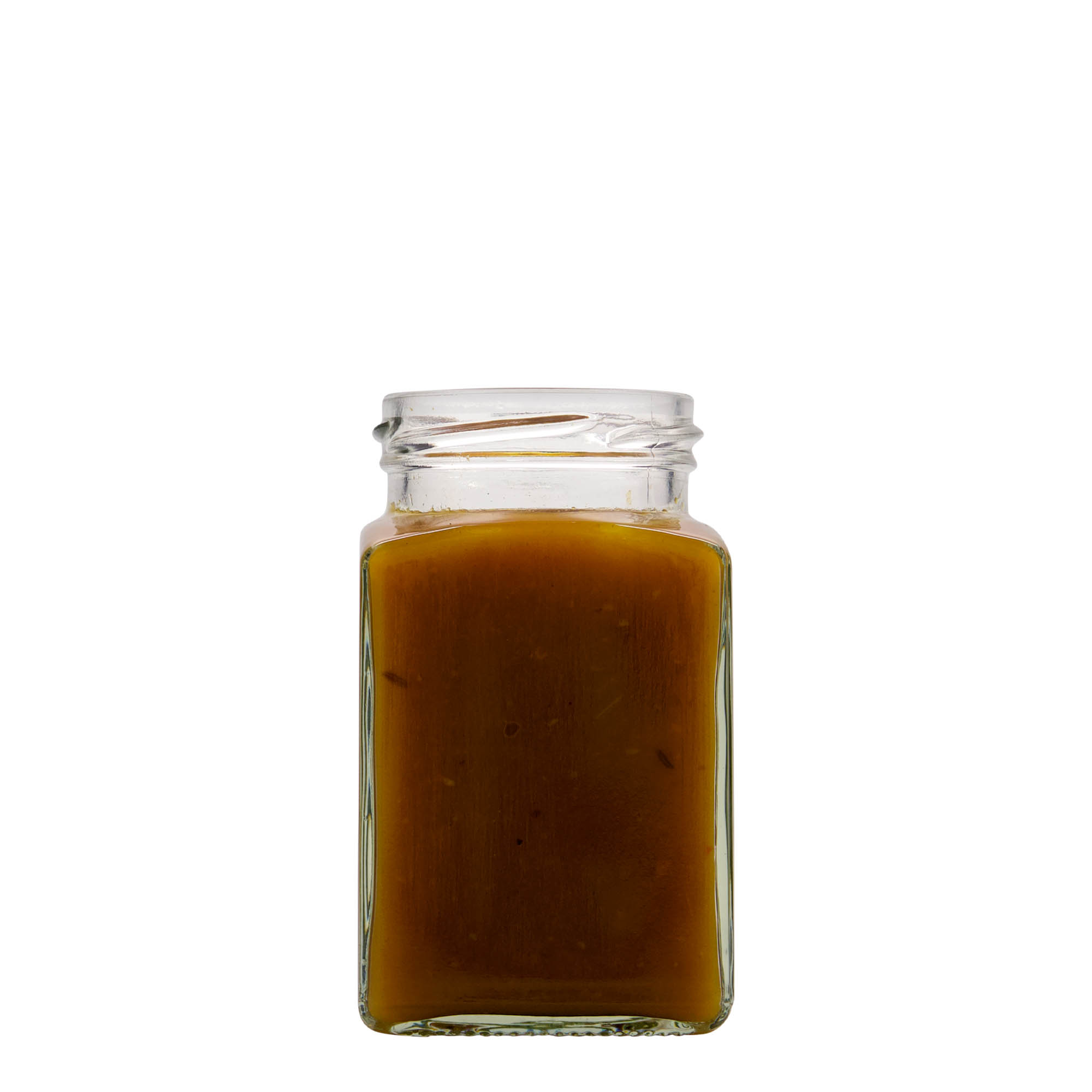 260 ml borcan pătrat, gură: Twist-Off (TO 58)