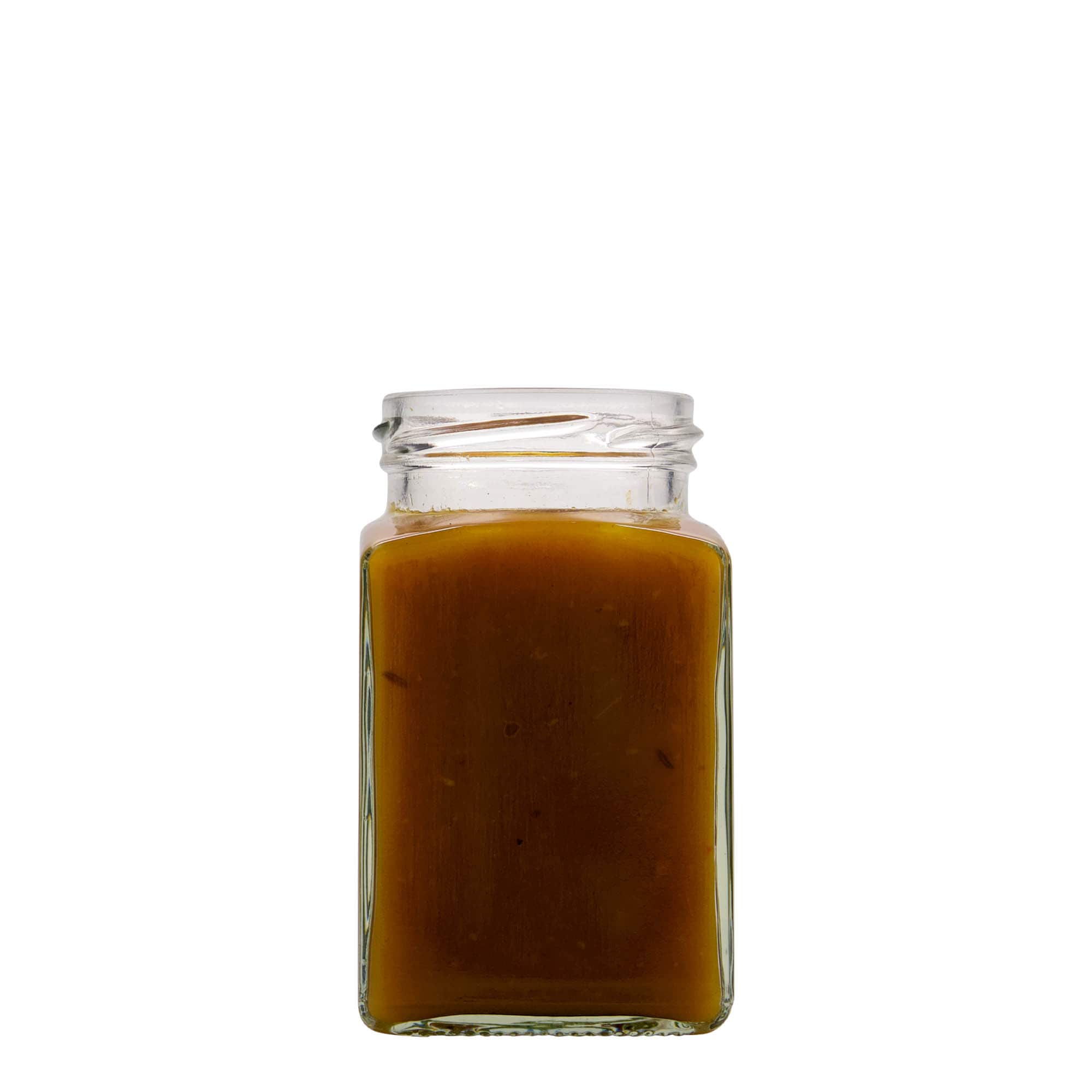 260 ml borcan pătrat, gură: Twist-Off (TO 58)