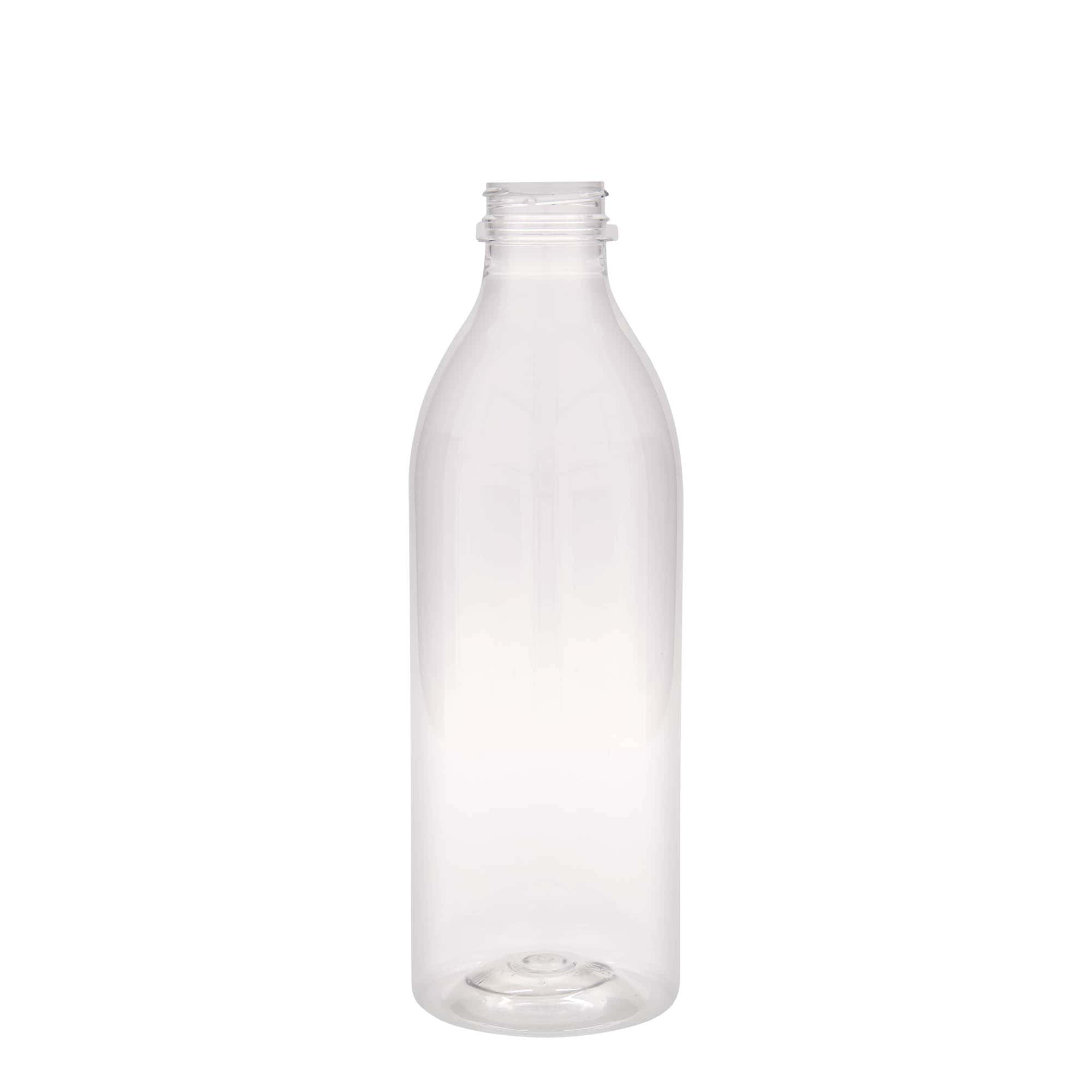1.000 ml sticlă PET standard, plastic, gura: 38 mm