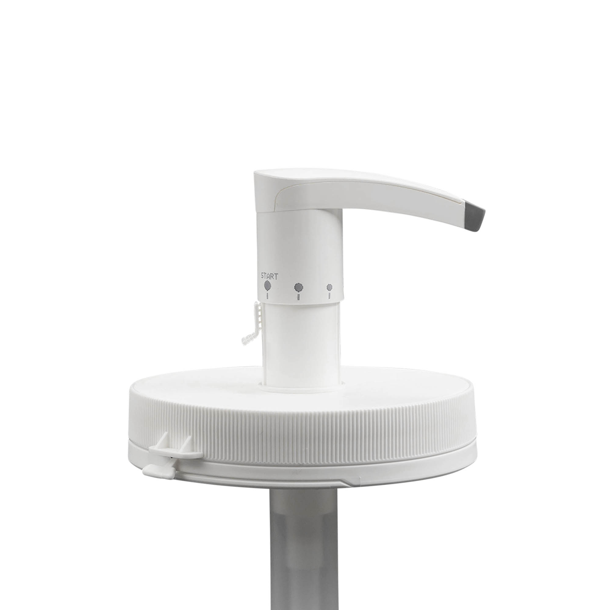 Pompa dozatoare pentru 1.240 ml „Securibox”, plastic PE, alb, pentru gură: capac cu filet