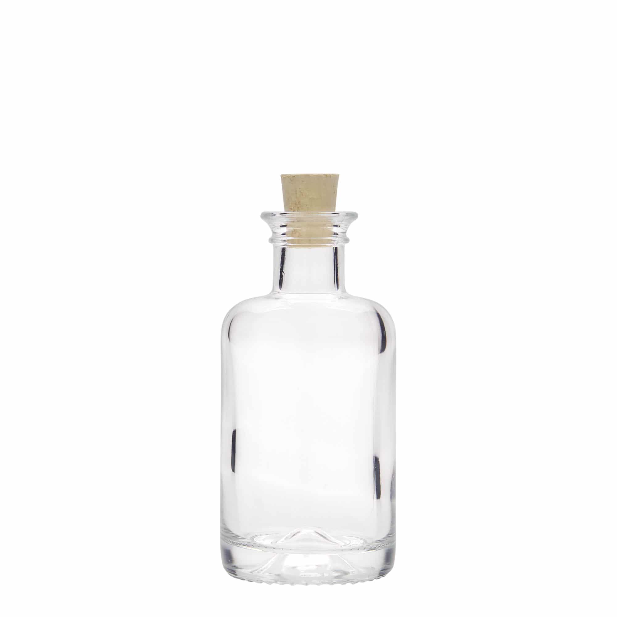 Sticlă de sticlă de 100 ml pentru farmacist, gura: dop
