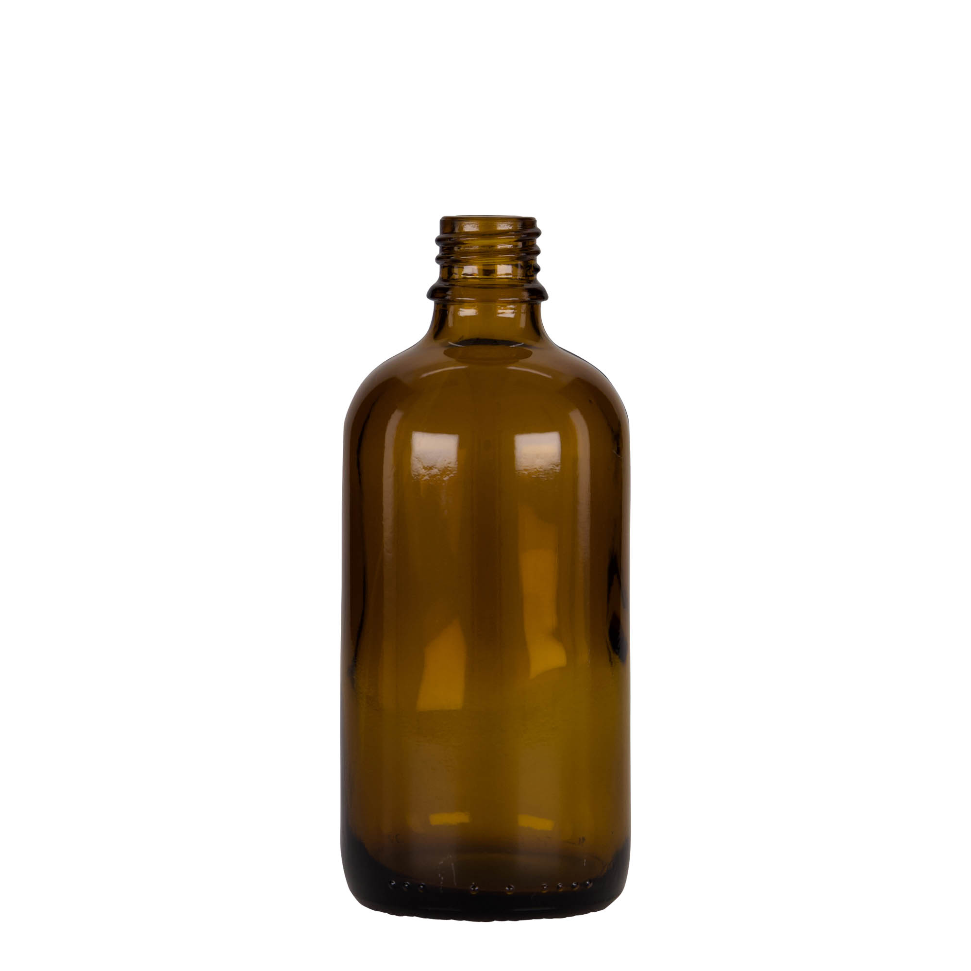 Sticlă picurător 100 ml pentru medicamente, sticlă, maro-negru, gura: DIN 18 Sticlă picurător 100 ml pentru medicamente, sticlă, maro-negru, gura: DIN 18