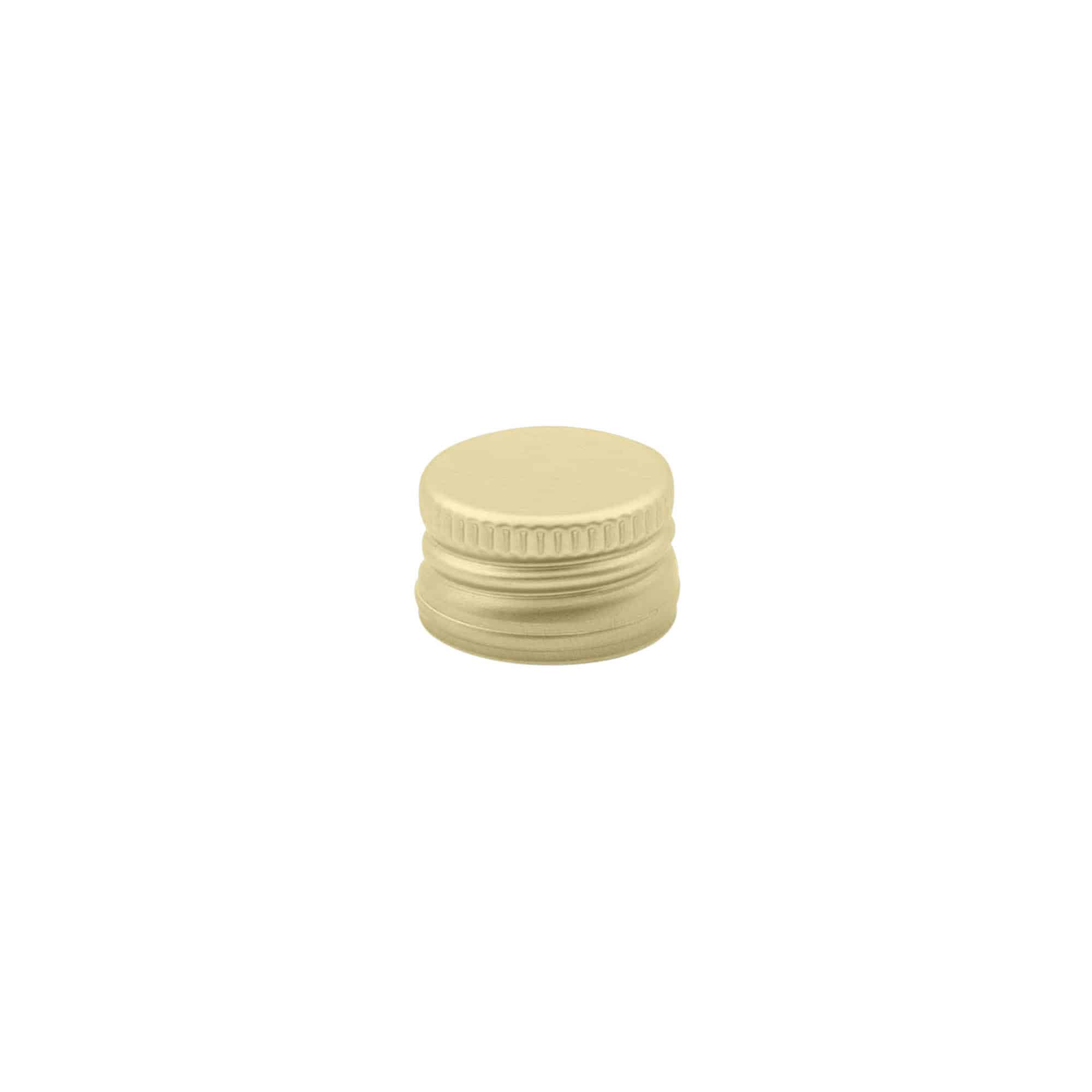 Capac cu filet, metal, auriu, pentru deschidere: PP 18