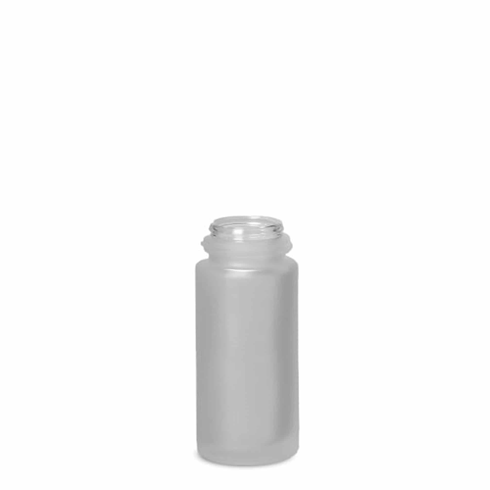 Sticlă roll-on de 50 ml, sticlă, mată, gura: capac cu filet