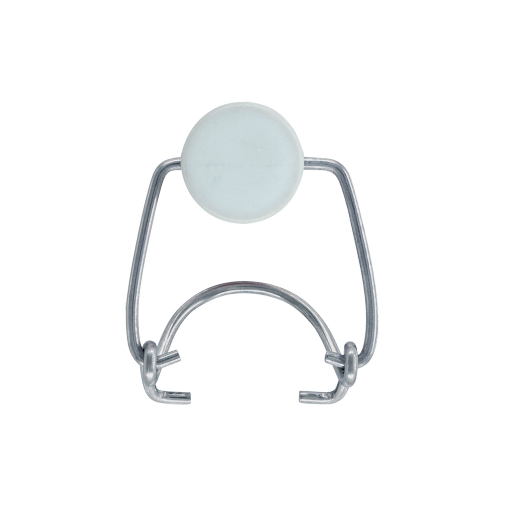 Închizător standard pentru cămașă #, plastic, roșu-alb