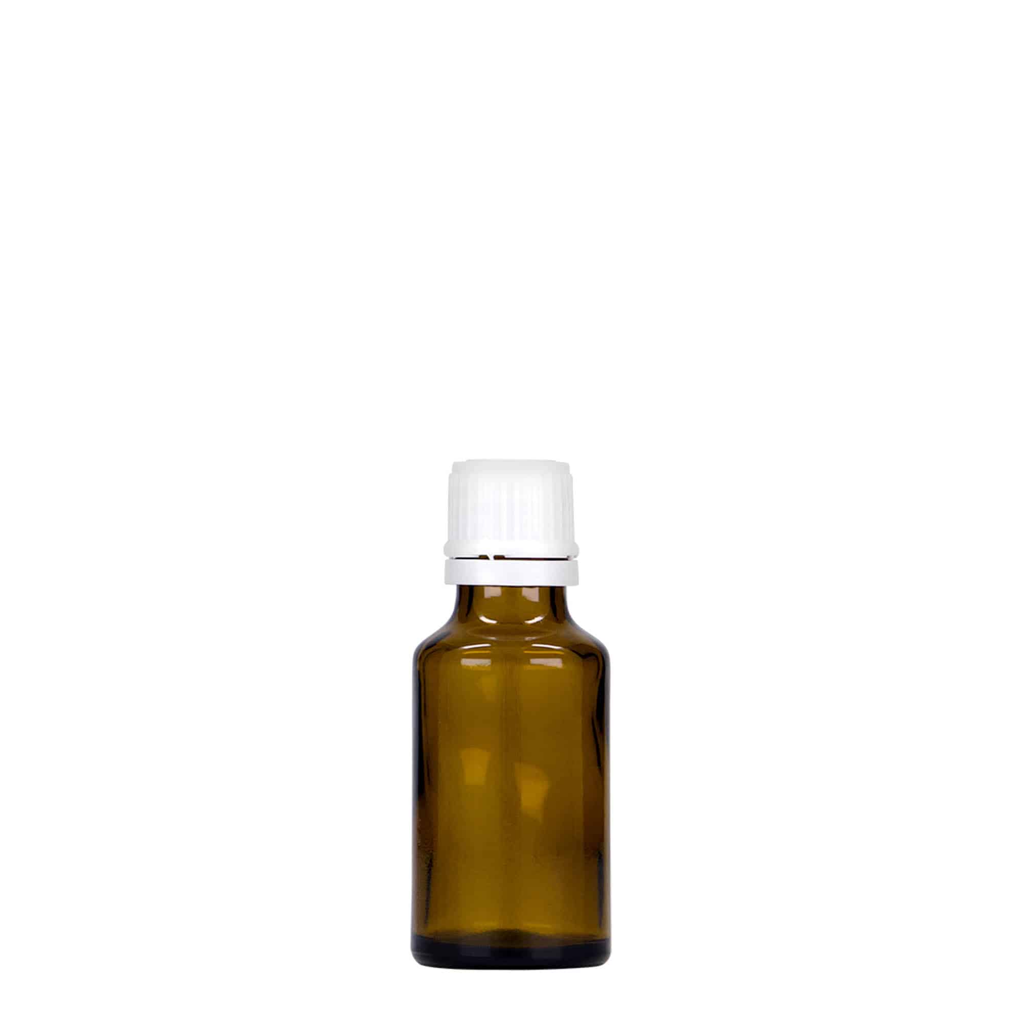 25 ml sticlă medicală, sticlă, maro, gura: DIN 18