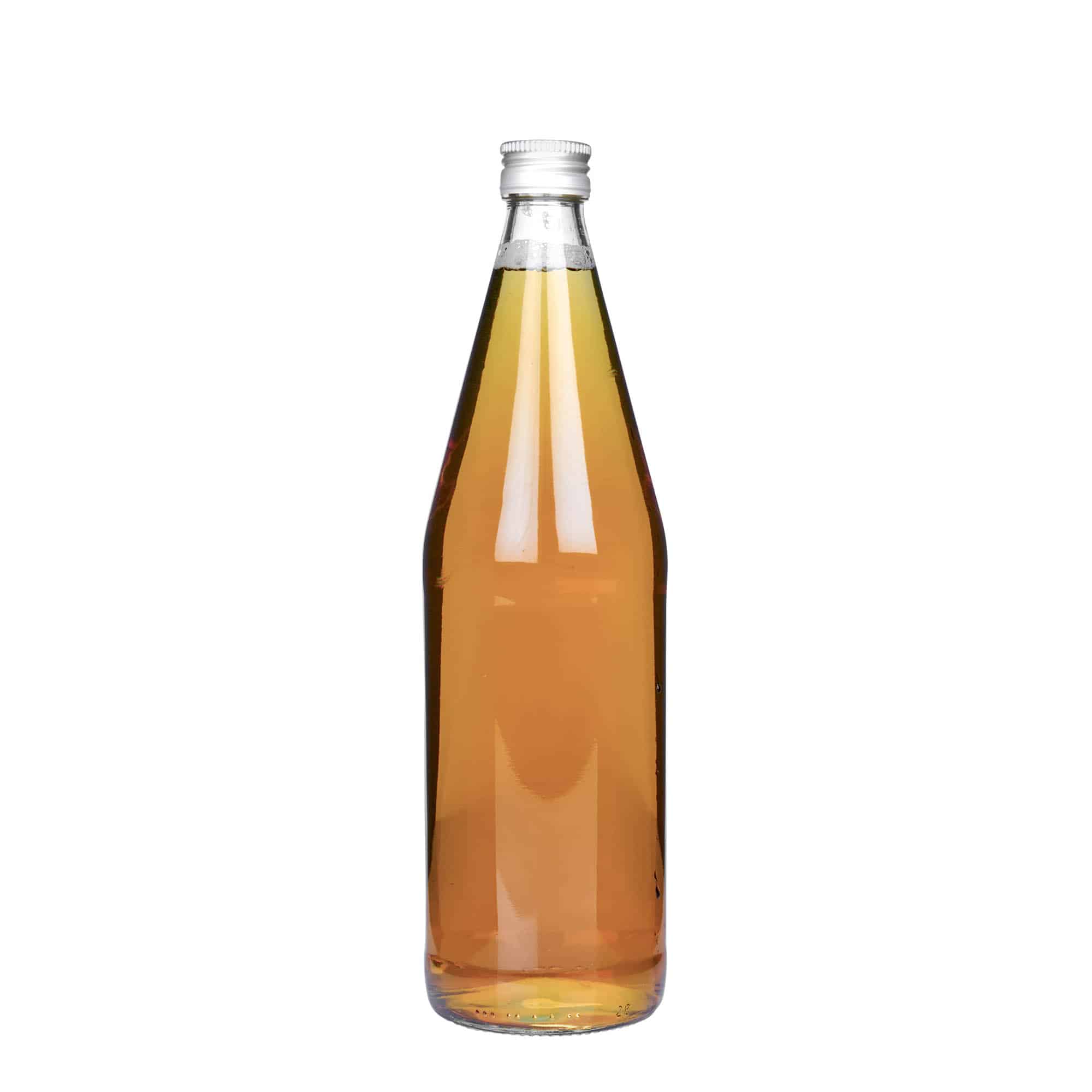 750 ml sticlă universală în formă de morcov, sticlă, gât: PP 28
