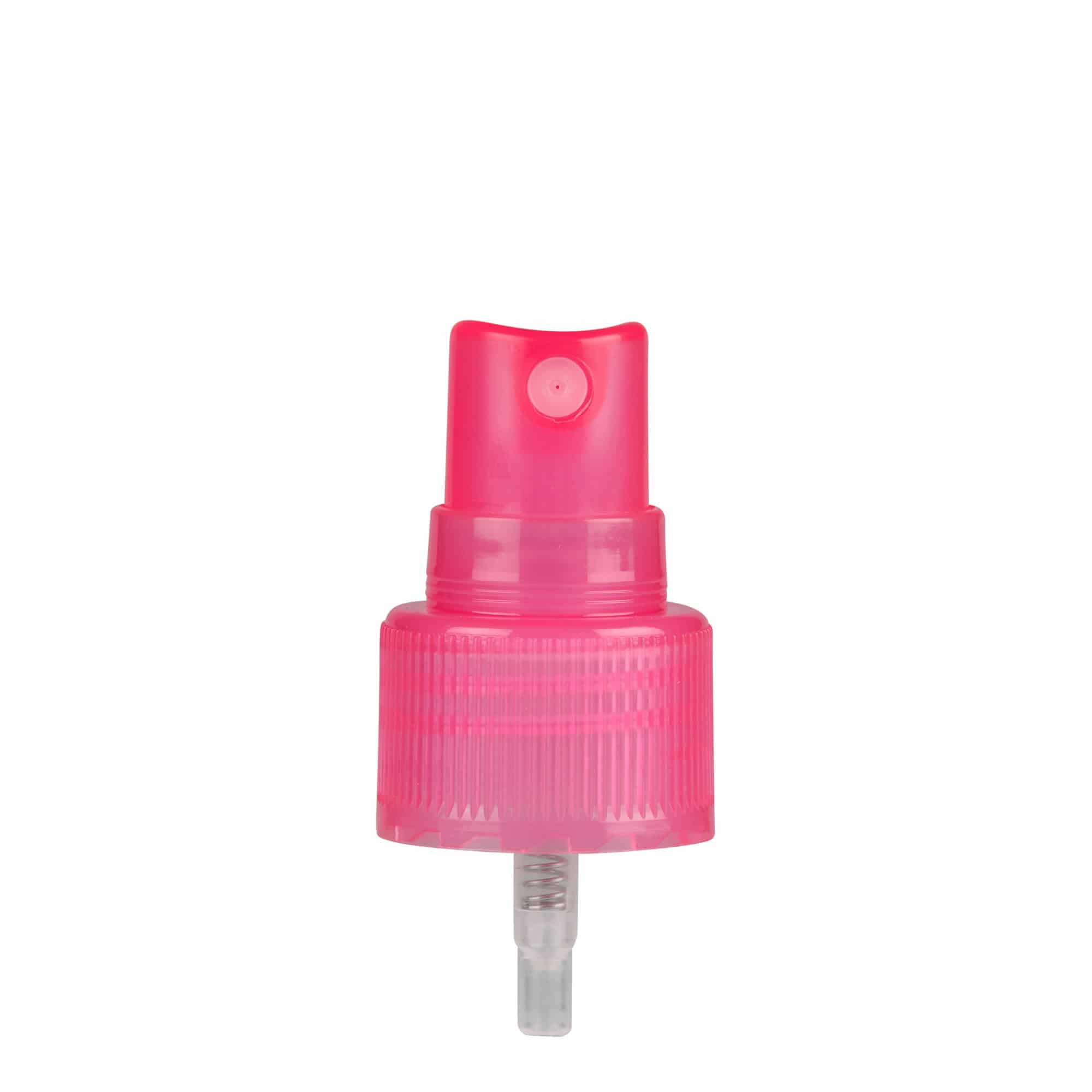 Capac cu filet pulverizator, plastic PP, roz, pentru deschidere: 24/410