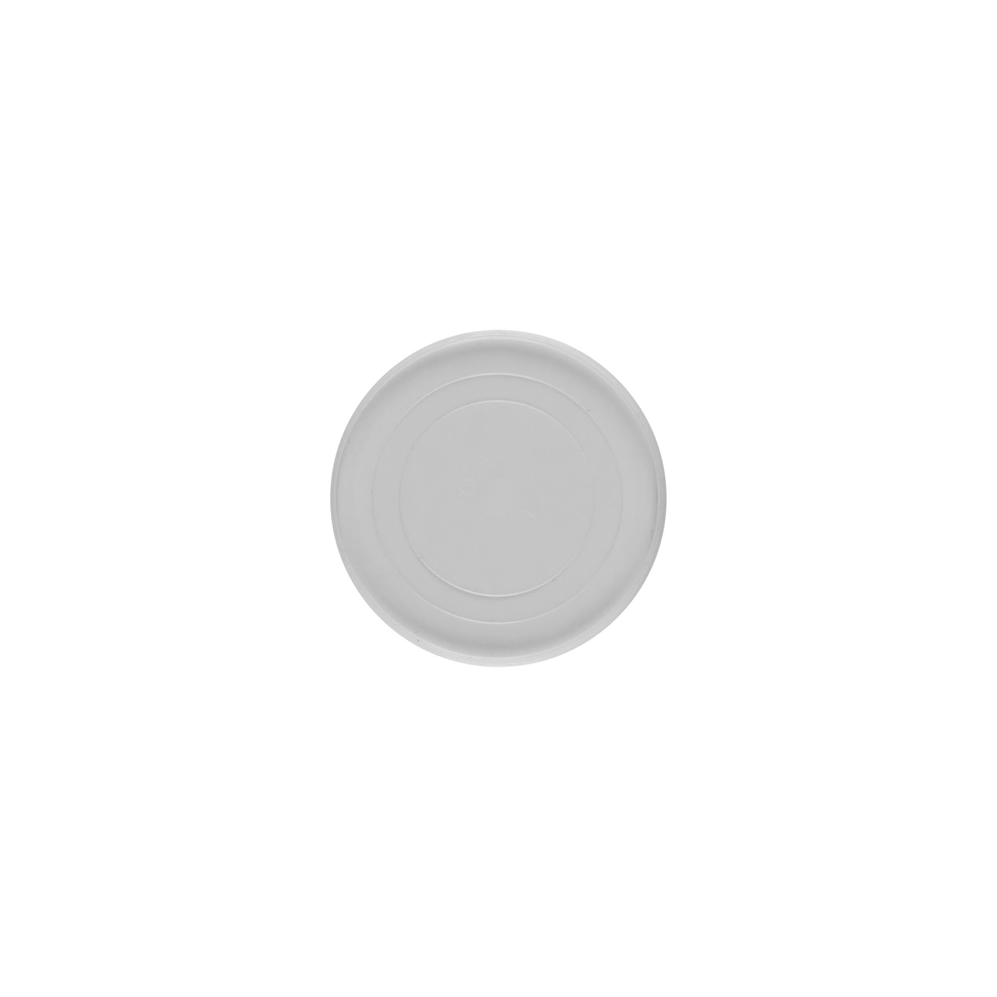 Disc de acoperire pentru 5 ml 'Bianca', plastic PP, alb Disc de acoperire pentru 5 ml 'Bianca', plastic PP, alb