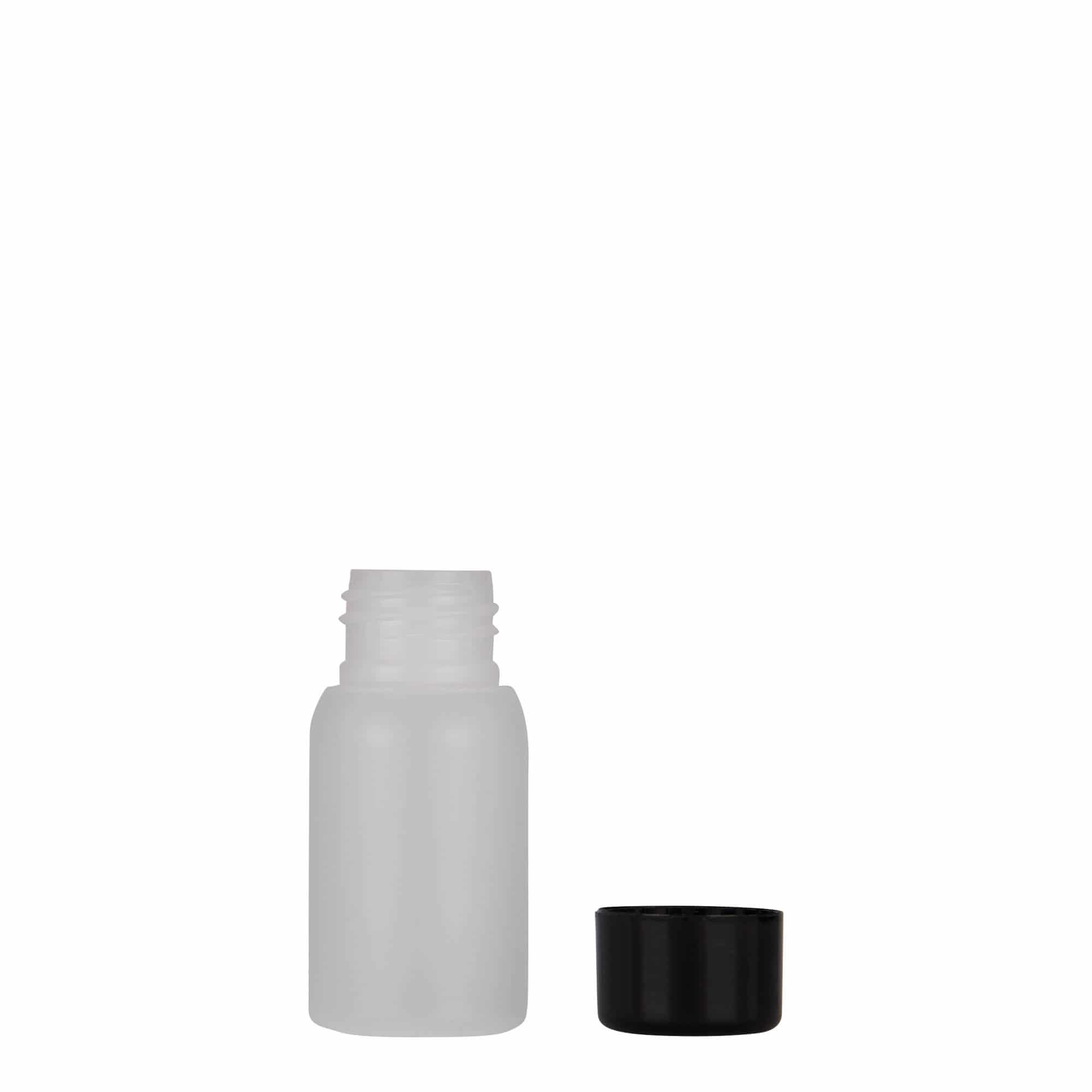 Flacon din plastic de 30 ml „Tuffy”, HDPE, natural, gât: 24/410