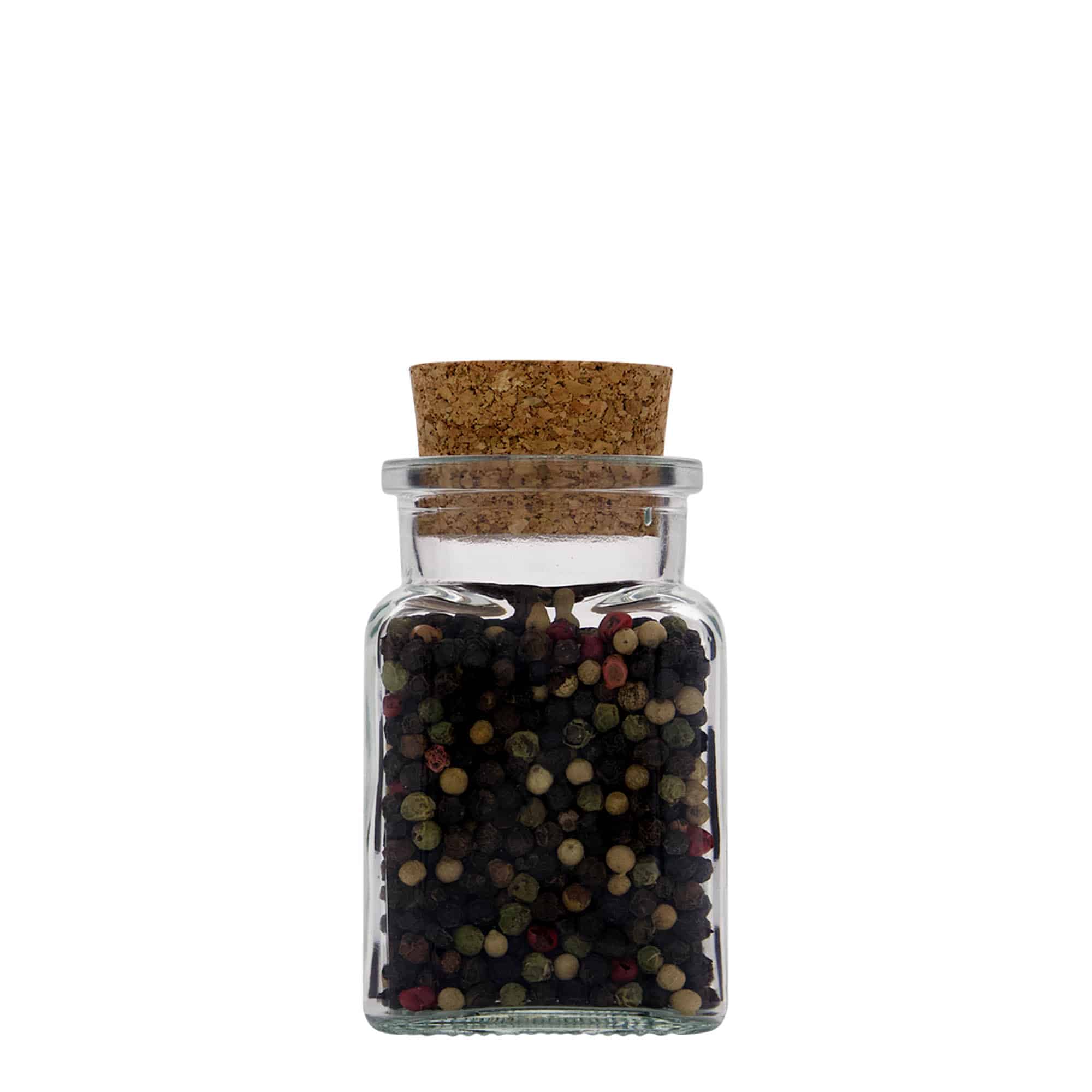 150 ml borcan cu dop de plută, pătrat, gura: plută
