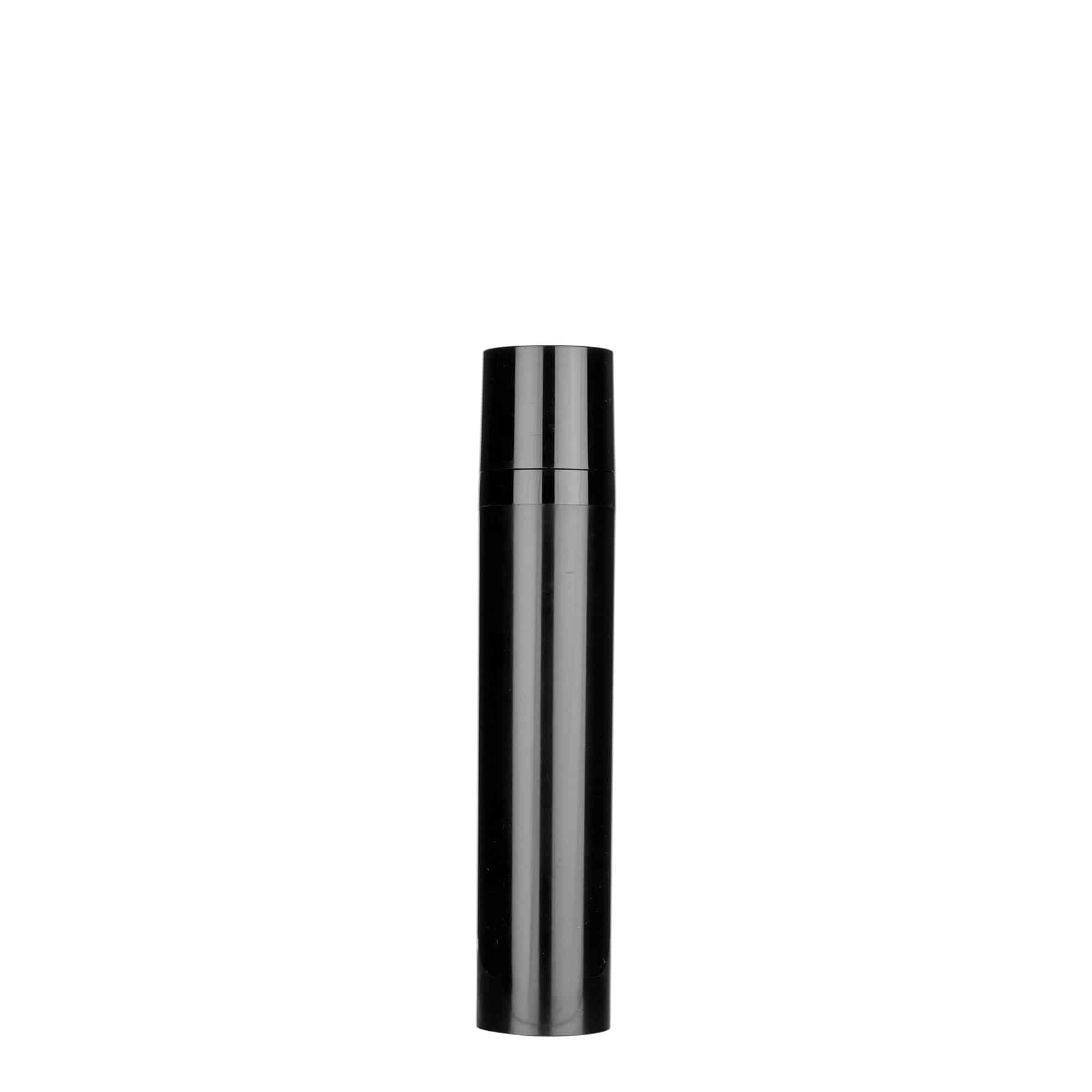 50 ml dozator airless „Micro”, plastic PP, negru