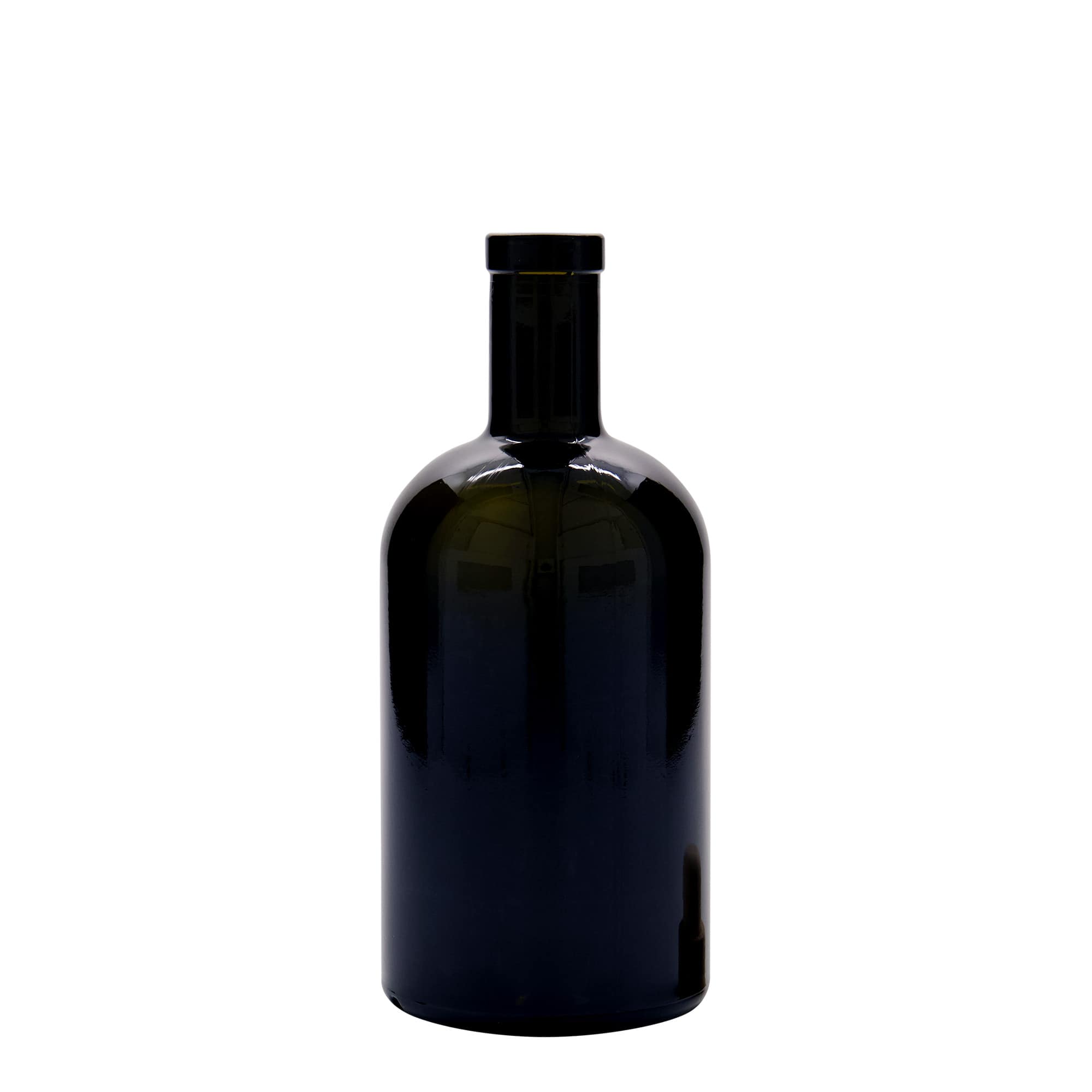 Sticlă de sticlă de 500 ml „Farmacia”, verde antic, gura: plută