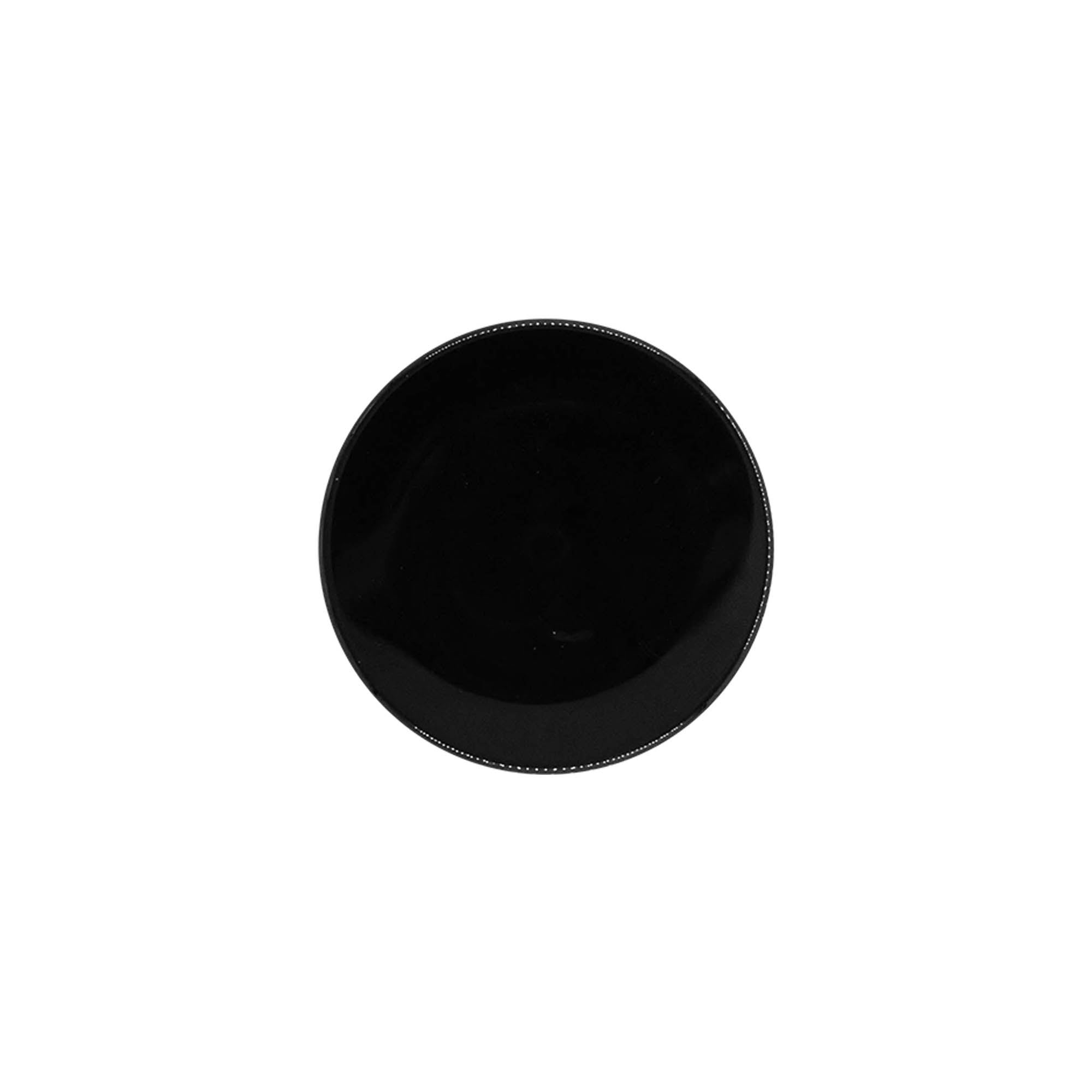 Cap pompă dozator airless „Mezzo“, tip D, plastic PP, negru cu capac negru