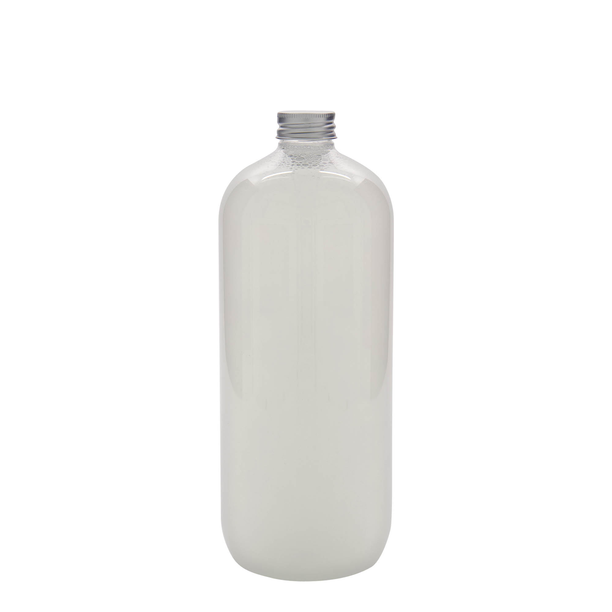 1.000 ml sticlă PET „Boston”, plastic, gura: 28/410