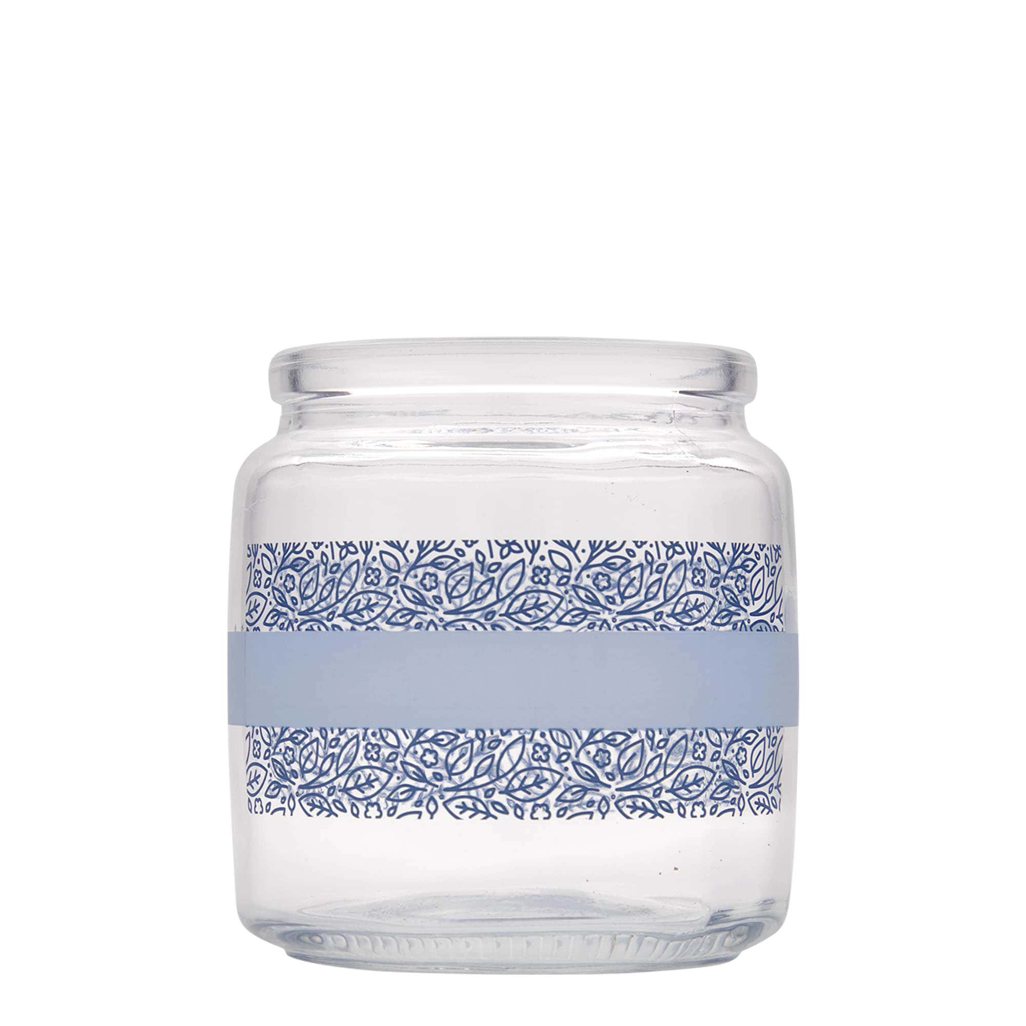 750 ml sticlă cu dop de plută „Giara”, motiv: Naturalmente blu, gura: plută 750 ml sticlă cu dop de plută „Giara”, motiv: Naturalmente blu, gura: plută