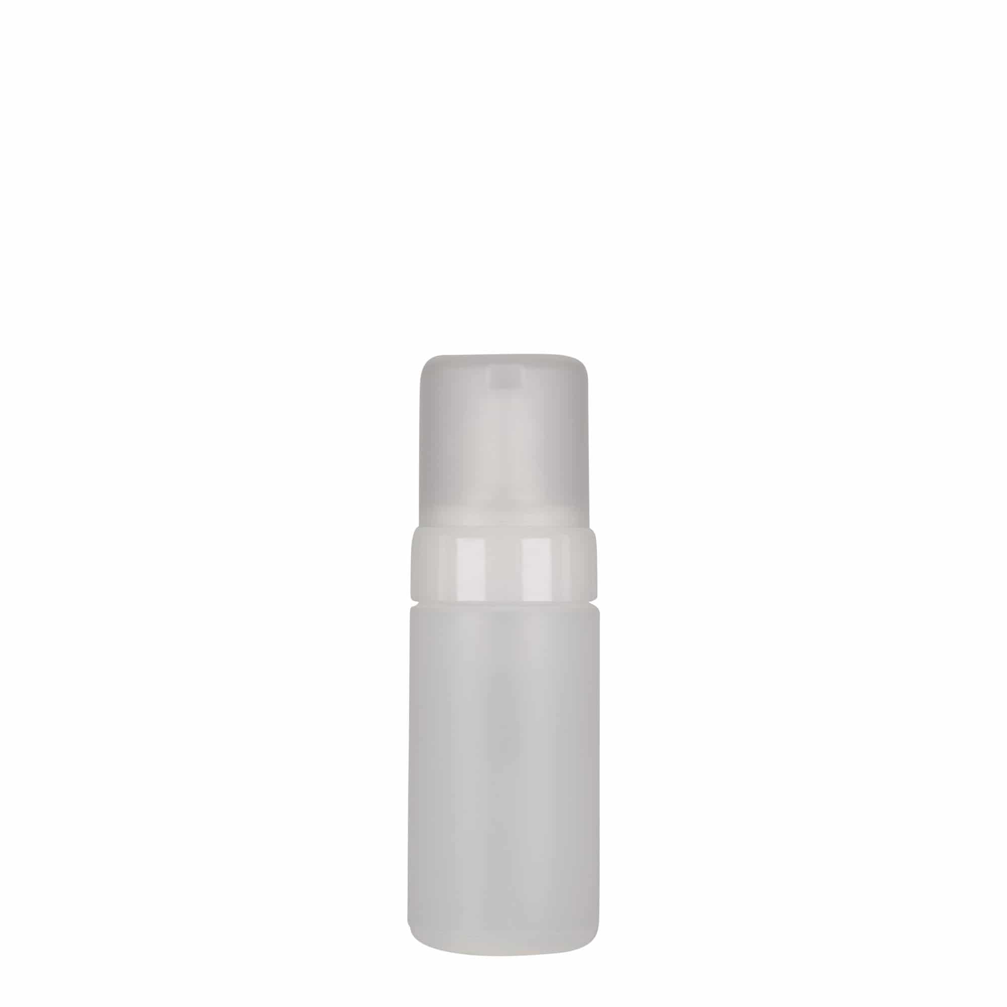 100 ml flacon dozator „Foamer”, plastic PE, natural, gura: capac cu filet