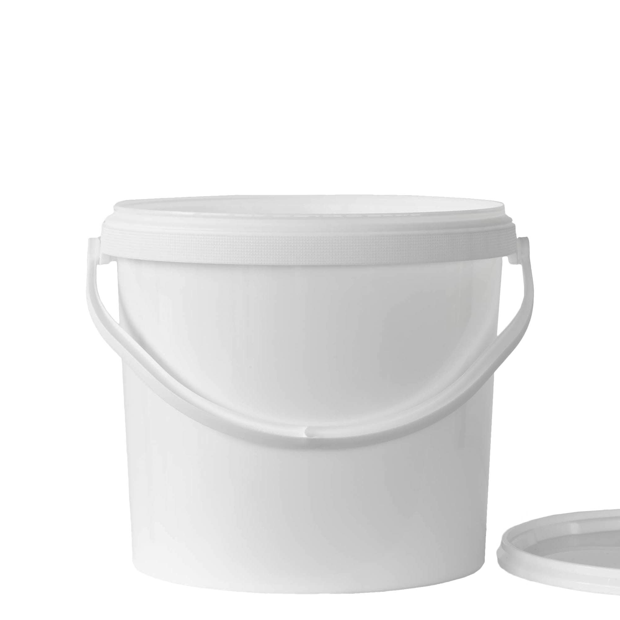 12,5 l găleată, plastic PP, albă